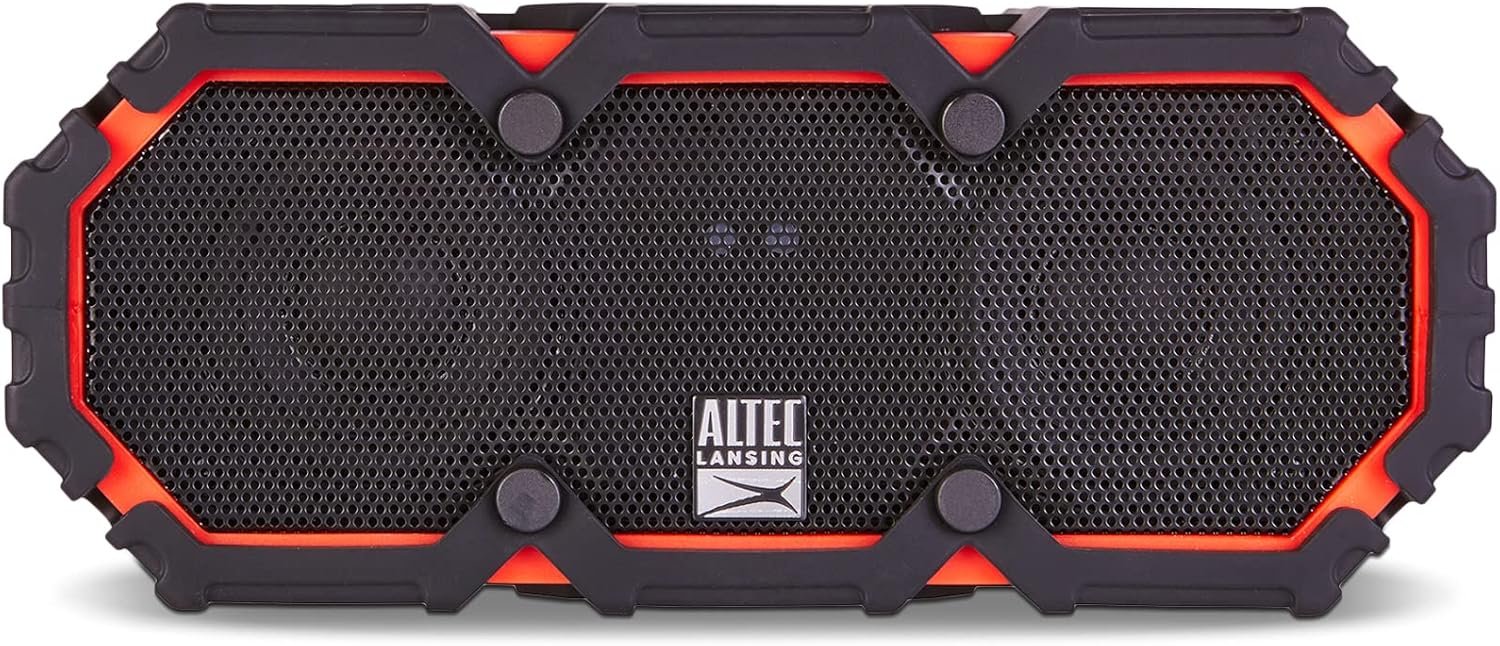 Altec Lansing LifeJacket 2 - Waterproof Bluetooth Speaker, Floating Portable Speaker for Travel & Outdoor Use, Deep Bass & Loud Sound, 30 Hour Playtime - Image 2