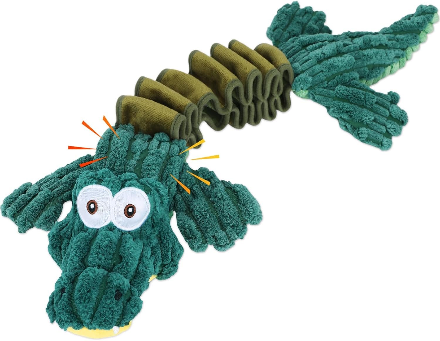 Squeaky Dog Toys for Large Dogs, Cute Puppy Toys, Plush Stuffed Pet Dog Toys with Crinkle Paper, Interactive Tug of War Dog Toys to Keep Them Busy for Small Medium Big Dogs - Image 2