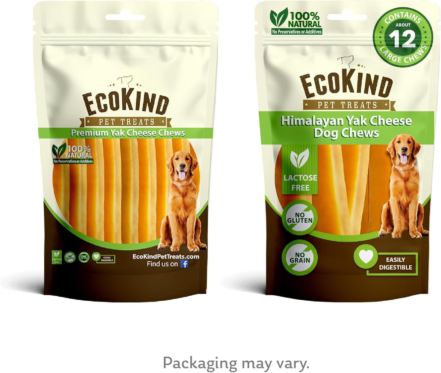 EcoKind Premium Gold Yak Cheese Himalayan Dog Chews, Dog Treats Large Breed, All Natural, High Protein Dog Chew, Cheese, Large - 12+ Chews (3 lbs) - Image 6