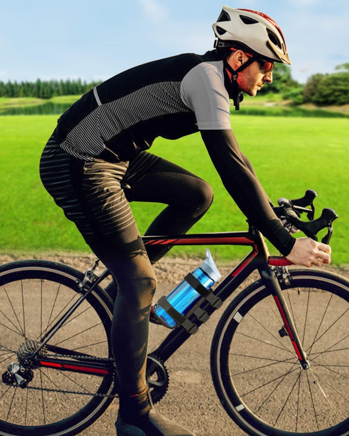 GOFORWILD Portable Speaker Mount, Waterproof Speaker Strap for Bluetooth Wireless Speakers, Compatible with Golf Cart Railing/Bike/Moto/Boat/ATV,Black - Image 7