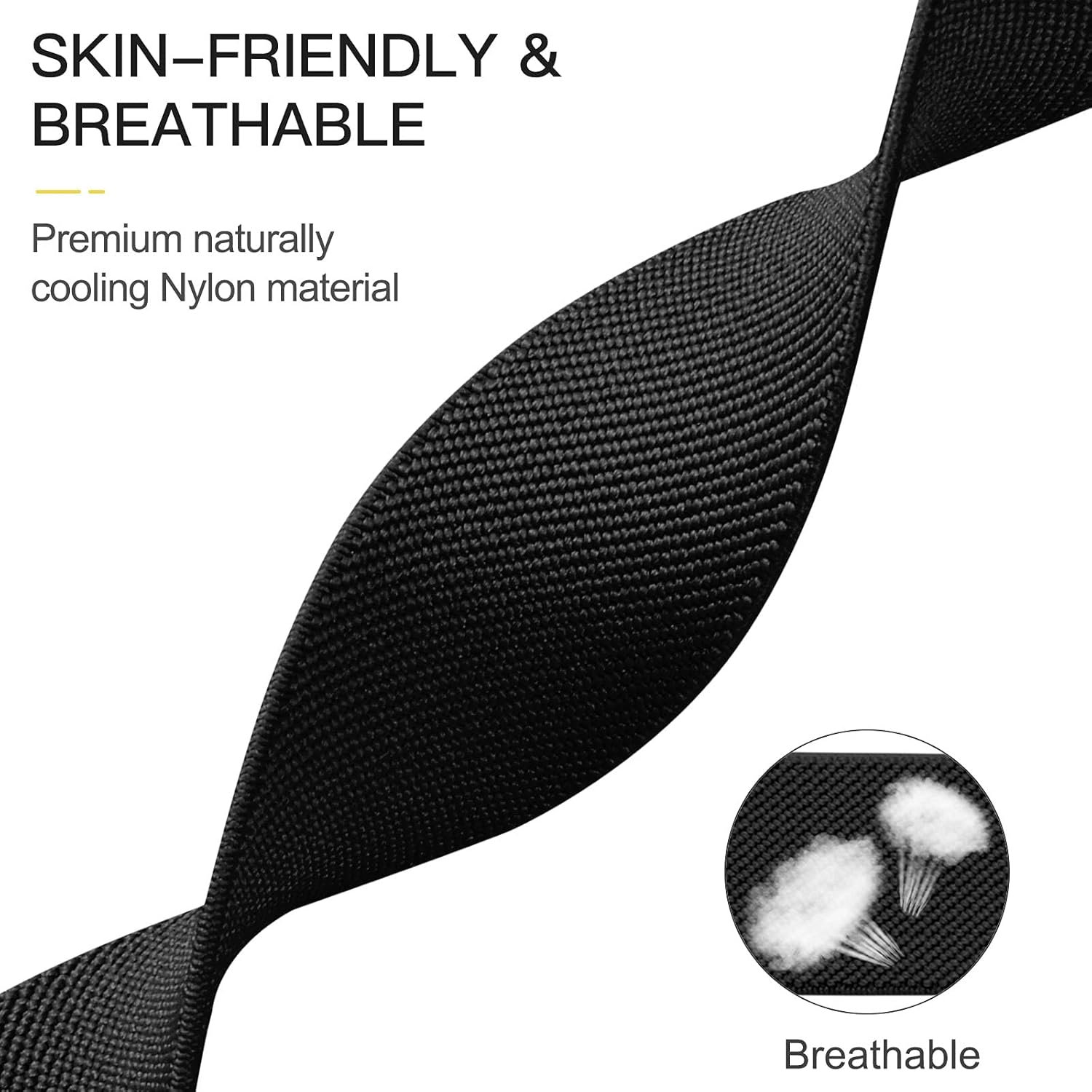 Adorve Stretchy Solo Loop Compatible with Apple Watch Ultra Band 49mm 46mm 45mm 44mm 42mm 38mm 40mm 41mm Men Women, Soft Nylon Elastic Braided Strap for iWatch Ultra 2, Series 10/9/8/7/6/5/4/3/2/1 SE - Image 5