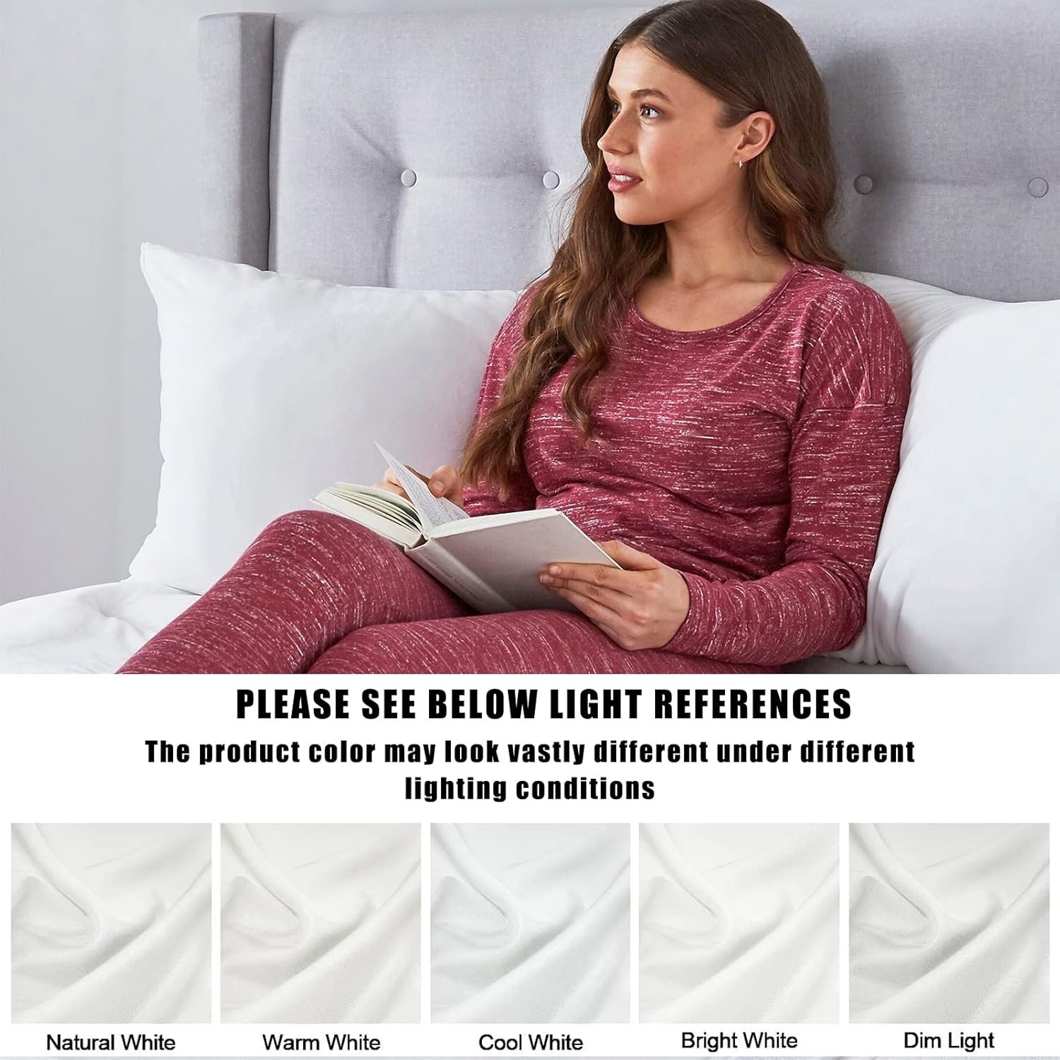 Body Cooling Pillow Cases Cover, Bamboo Rayon White Body Pillowcases with Zipper Closure, Cool and Breathable Pillow Case for Hot Sleepers and Night Sweats, 20x54 inches - Image 7