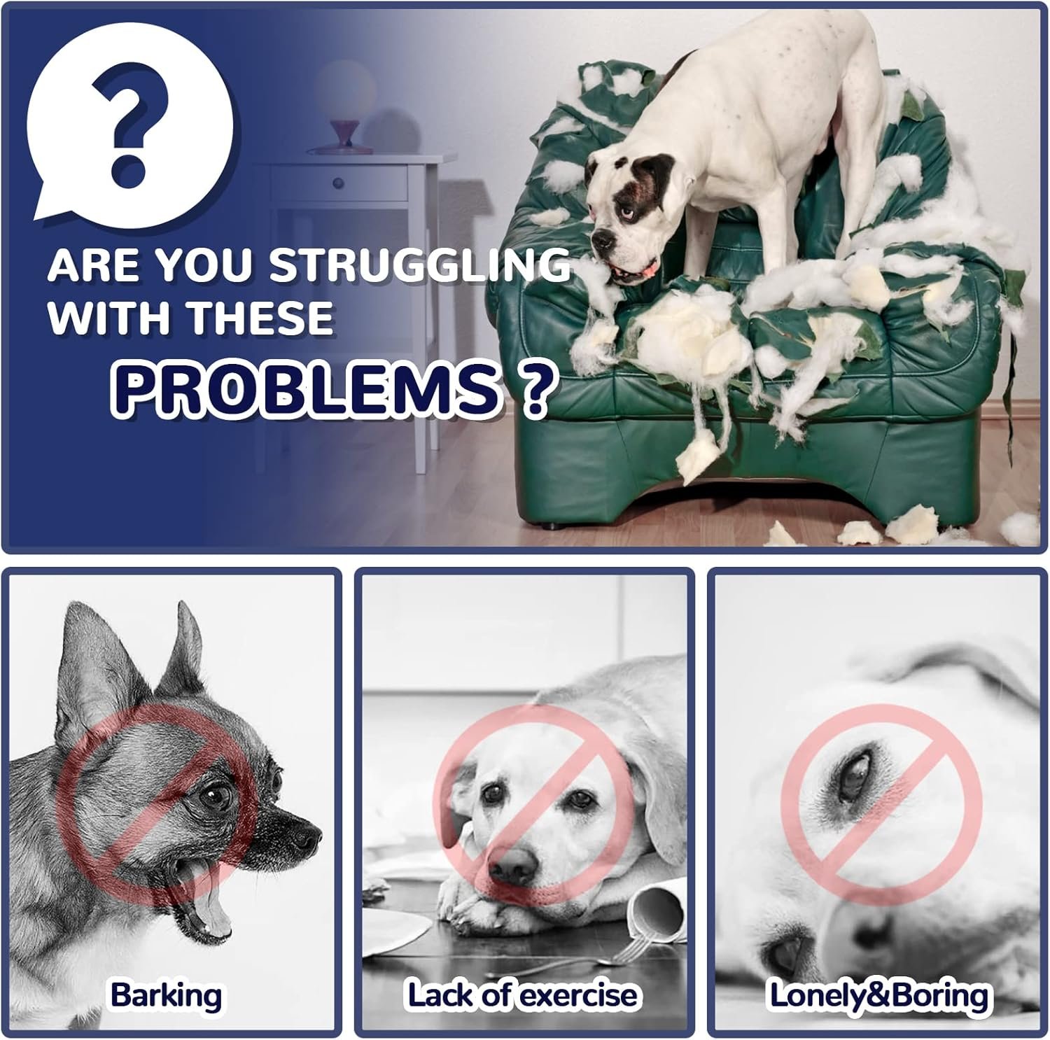 Dog Toys for Aggressive Chewers Large Breed, Rubber German Shepherd Toys,Indestructible Interactive Treat Toys for Large Medium Dogs, Food Grade Tough Dog Toys, Fun to Chew, Chase and Fetch (Blue) - Image 9