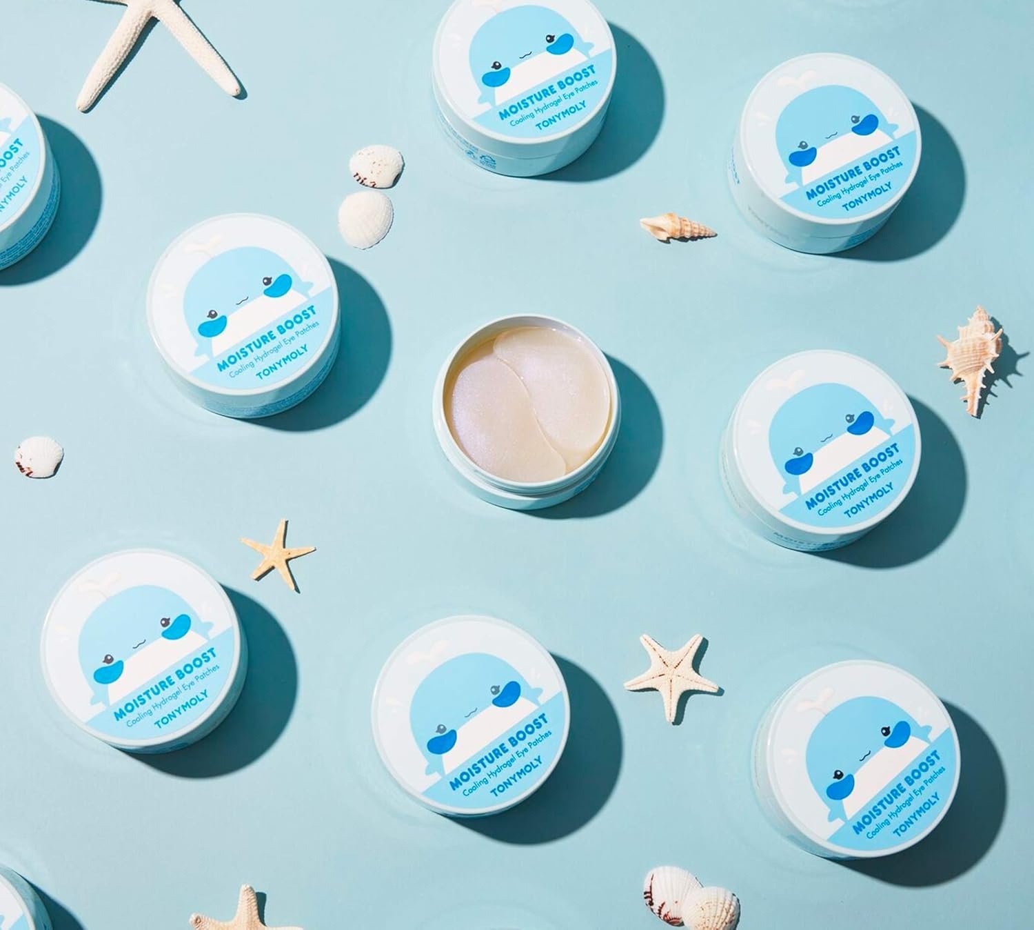 TONYMOLY Moisture Boost Cooling Hydrogel Eye Patches, Refreshing & Hydrating Eye Patches for Tired Under Eyes, 90 g. (30 Pairs) - Image 5