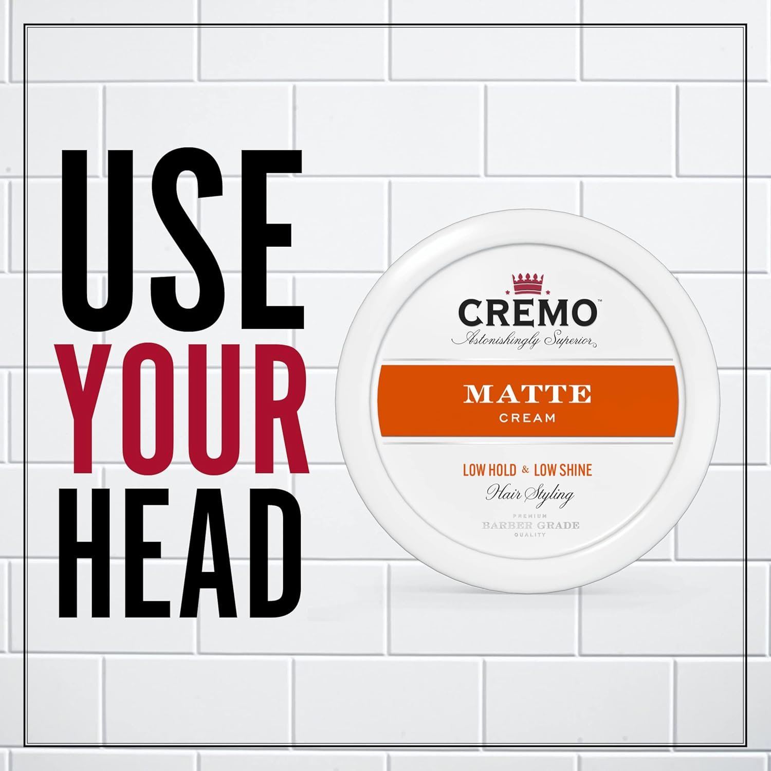 Cremo 4 Oz Barber Grade Hair Styling Matte Cream & Thickening Paste Bundle - Image 4