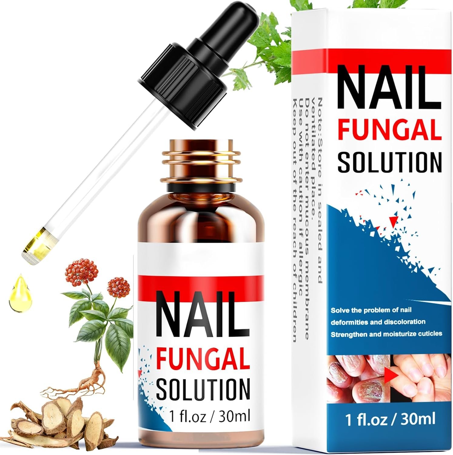 Toenail Fungus Treatment, Toe Nail Fungus Treatment for Toenail & Fingernails, Extra Strength Effective Enhancing Nail Repair for Finger & Toenail Safely & Gently Nail Repair, Toenail Softener -30ML - Image 2