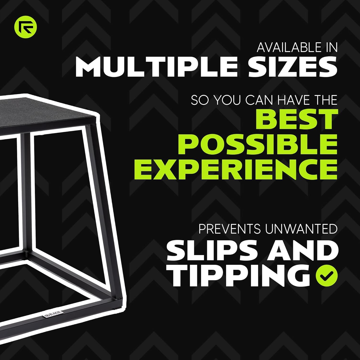 Rage Fitness Steel PlyoBox12-18-24-30Inch High Anti-SlipPlyometric JumpBoxes For Agility,Stamina And Conditioning StrengthTraining(Sold Individually)Plyometric Platform Step Up Box Jump For Home & Gym - Image 8