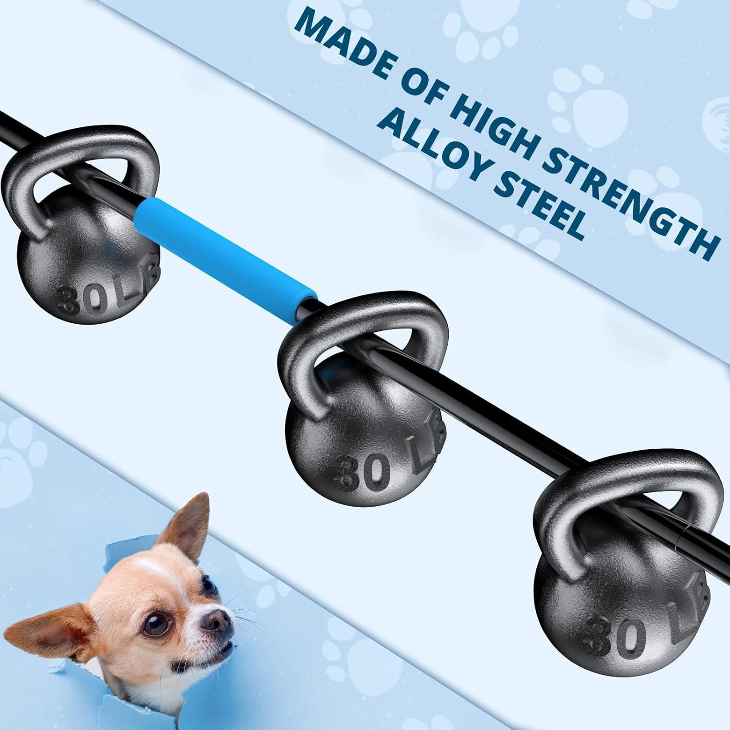 Carpet Rake for Pet Hair Removal, Reusable Cat Hair Remover with 58” Adjustable Long Handle, Dog Hair Carpet Scraper for Furnitures, Mats, Pet Hair Removal Tool and Dog Hair Remover for Couch - Image 7