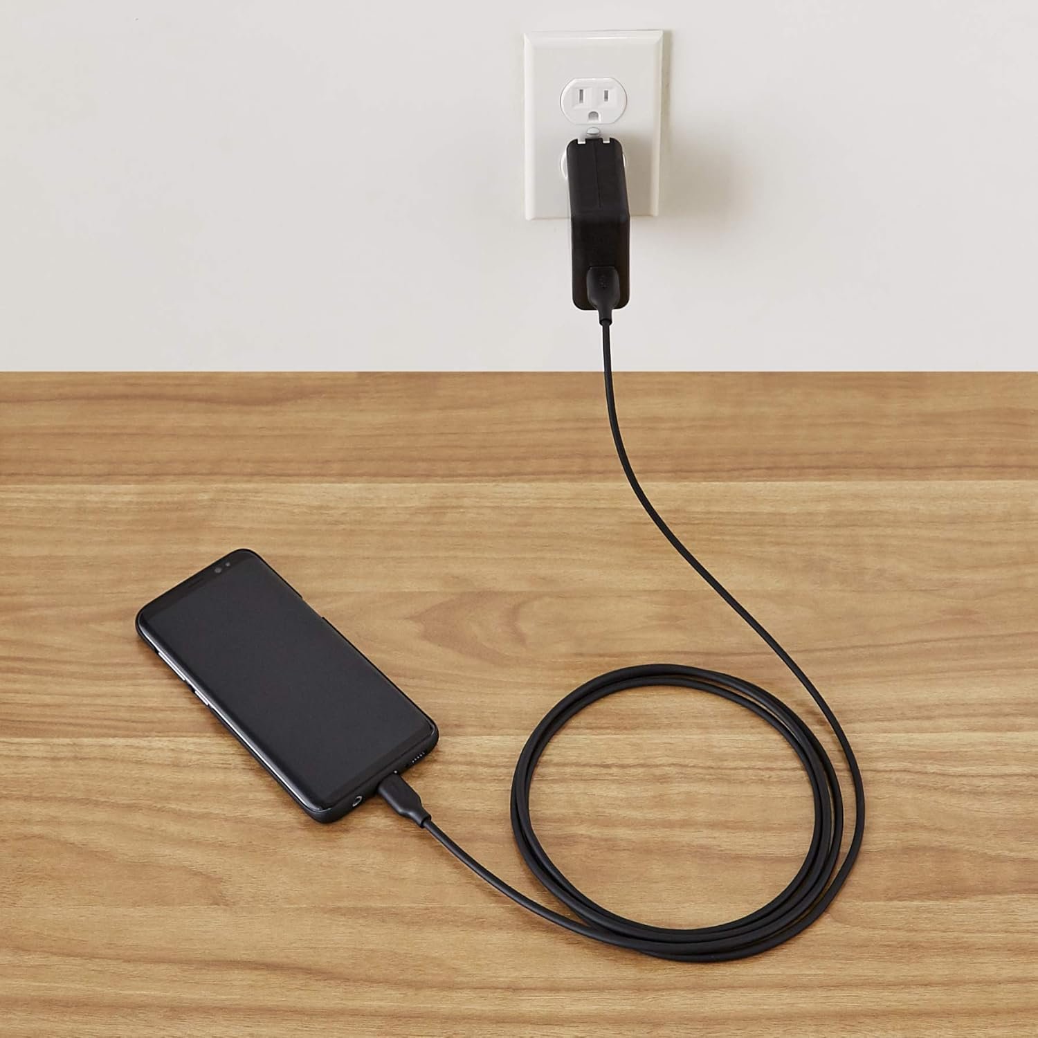 Amazon Basics USB-C to USB-A 2.0 Fast Charger Cable, 480Mbps Speed, USB-IF Certified, for Apple iPhone 16/15, iPad, Samsung Galaxy, Tablets, Laptops, 6 Foot, Black - Image 7