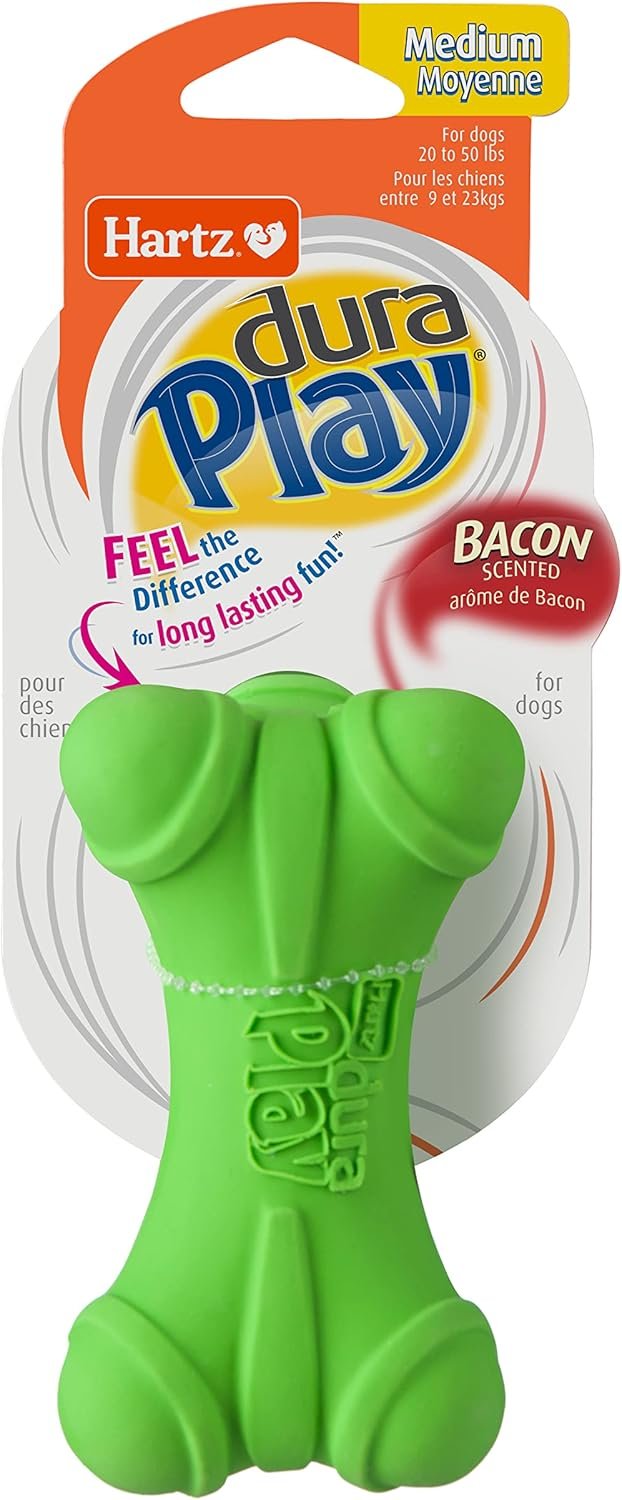 HARTZ Dura Play Soft Dog Bone Toy, Assorted Colors, 1 Ea, for Medium breeds - Image 9