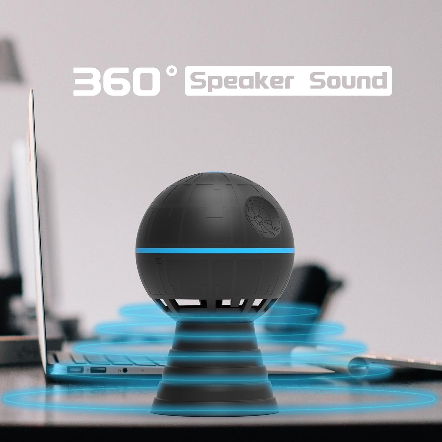 DS2 Wireless Bluetooth Speaker, Portable Bluetooth Speaker,1500mAh Battery 10 Hours Play time,5W Speaker Bluetooth 5.1,Star Wars Fans Gifts,for Home,Office,Outdoor,Party - Image 5