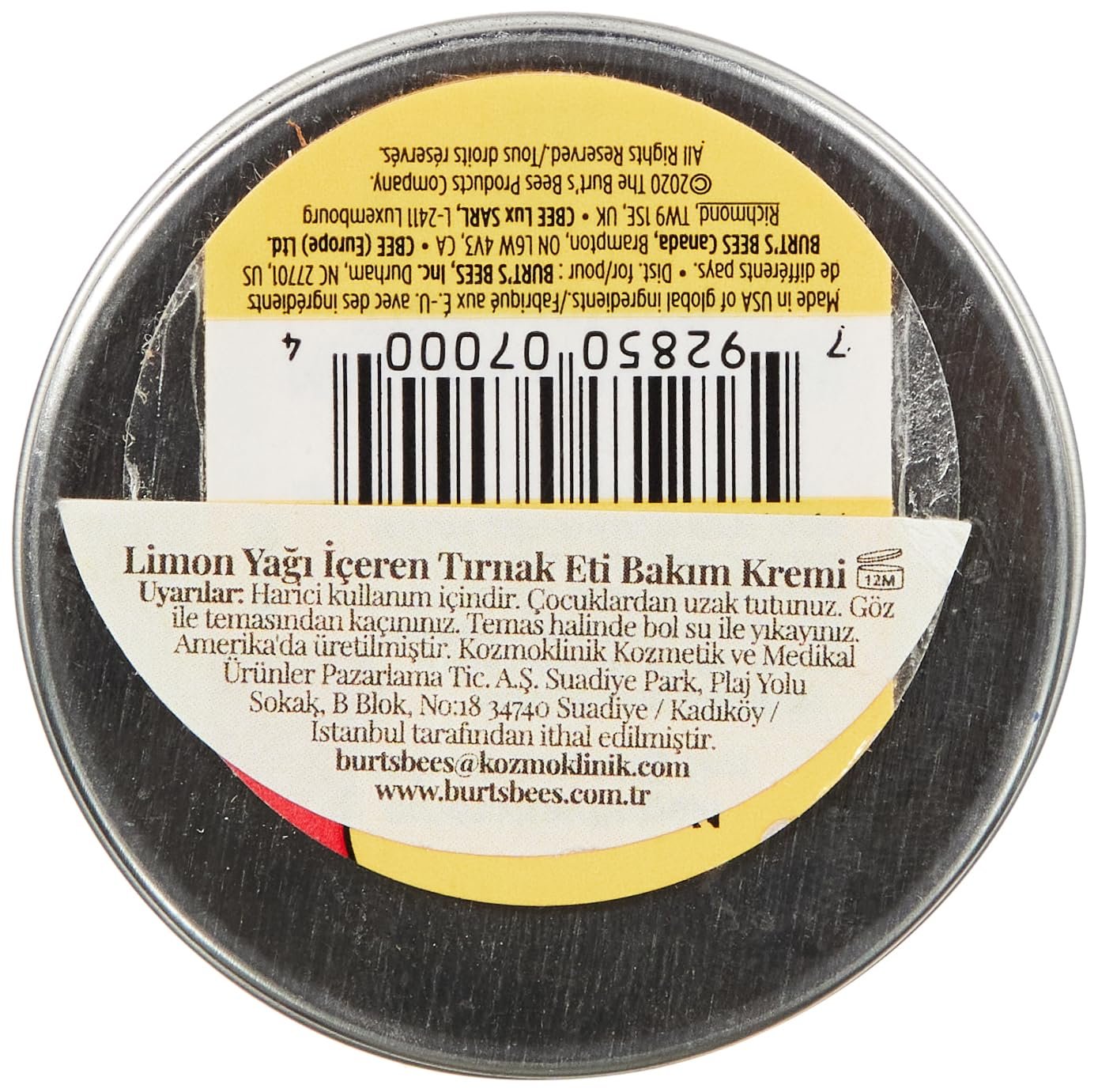 Burt's Bees, Cuticle Cream Lemon Butter, 0.6 Ounce - Image 3