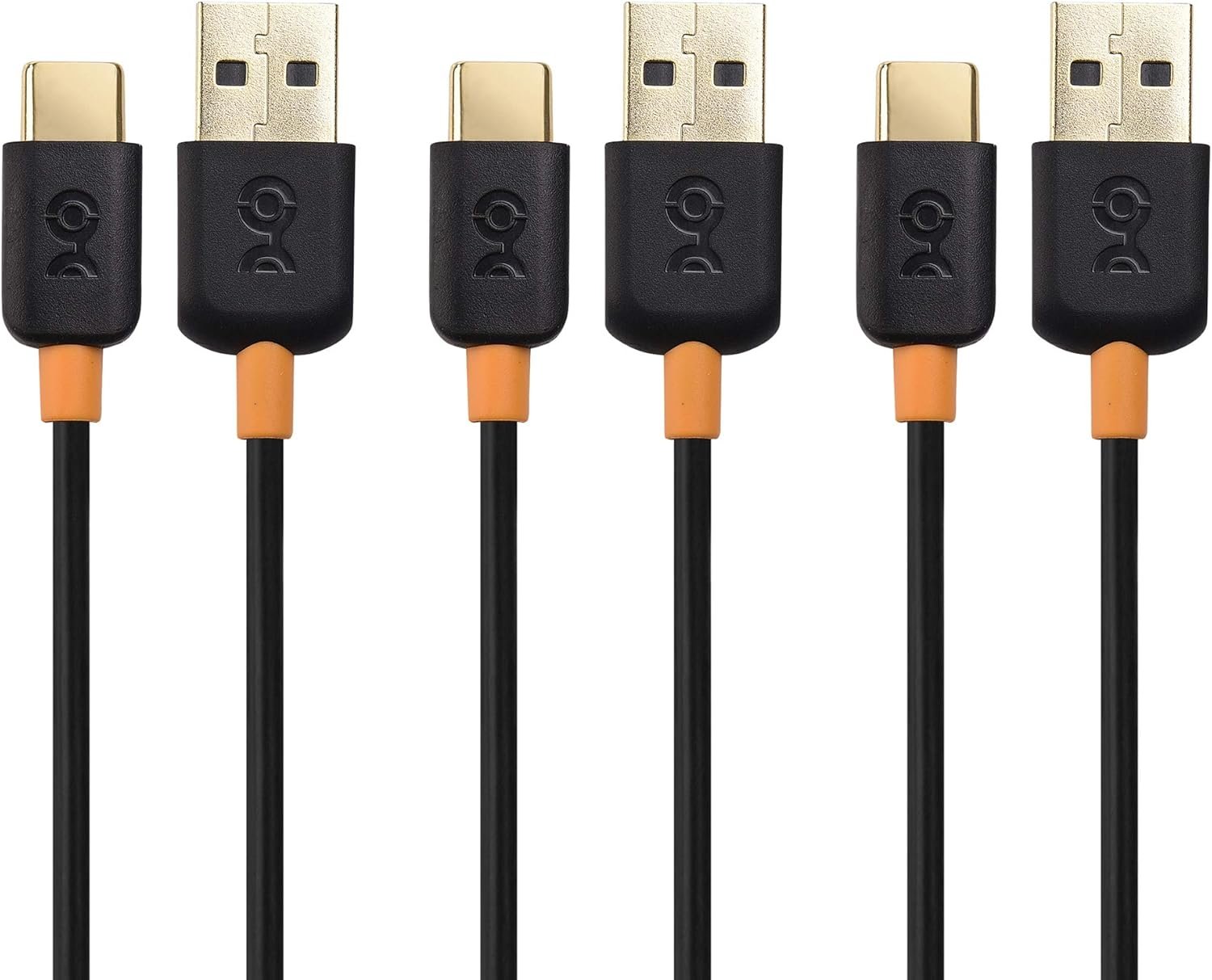 Cable Matters 3-Pack USB to USB C Charging Cable 6.6 ft with 3A Fast Charging in Black for iPhone 16/15, Samsung Galaxy S23 Ultra, S23, S22, Note 20, LG G8, Google Pixel 7a, iPad Pro, Nintendo Switch - Image 2