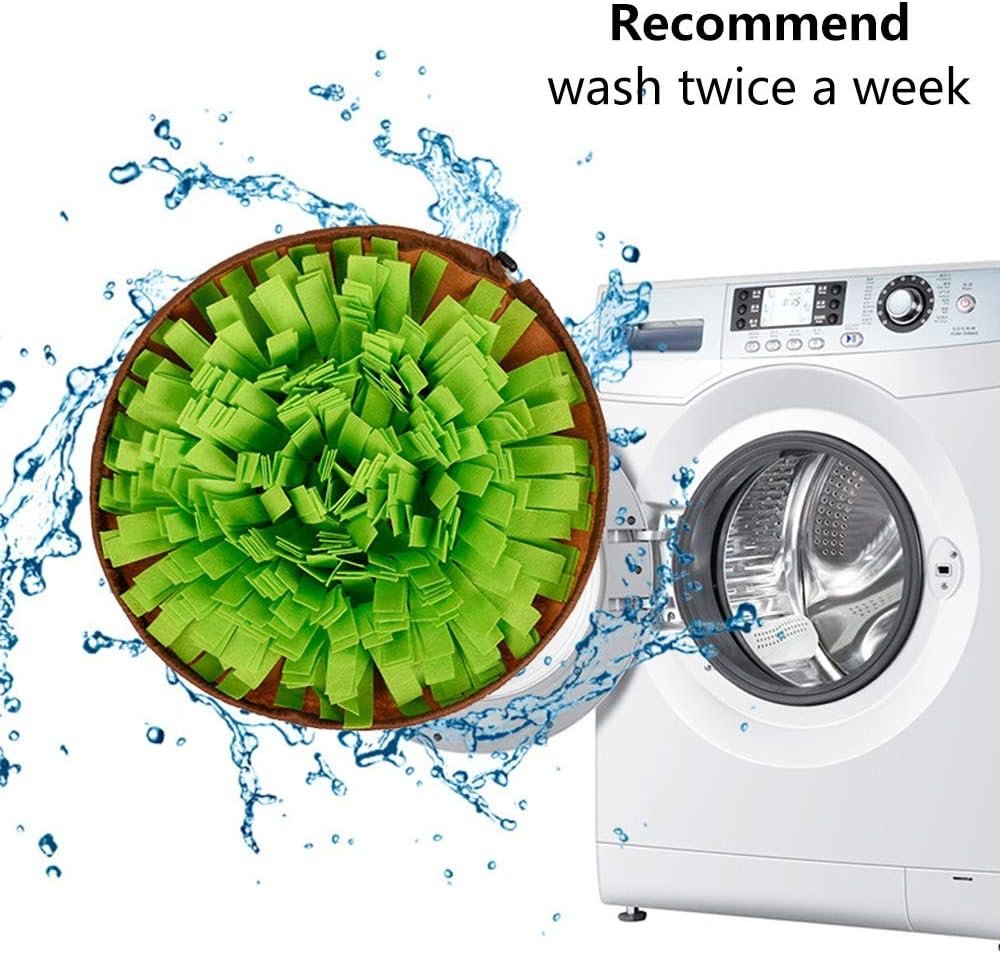 AWOOF Pet Snuffle Mat for Dogs, Interactive Feed Game for Boredom, Encourages Natural Foraging Skills for Cats Dogs Bowl Travel Use, Dog Treat Dispenser Indoor Outdoor Stress Relief - Image 7