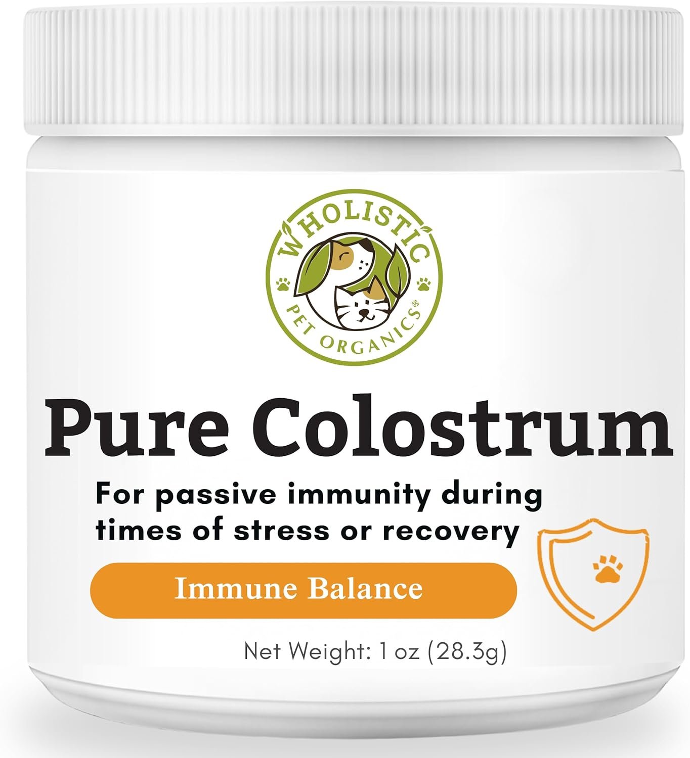 Wholistic Pet Organics Pure Colostrum - 1 Oz - Dog Allergy Relief & Itchy Skin Treatment, Senior Dog Supplements & Immune Support, Licking Paws Relief - Image 2