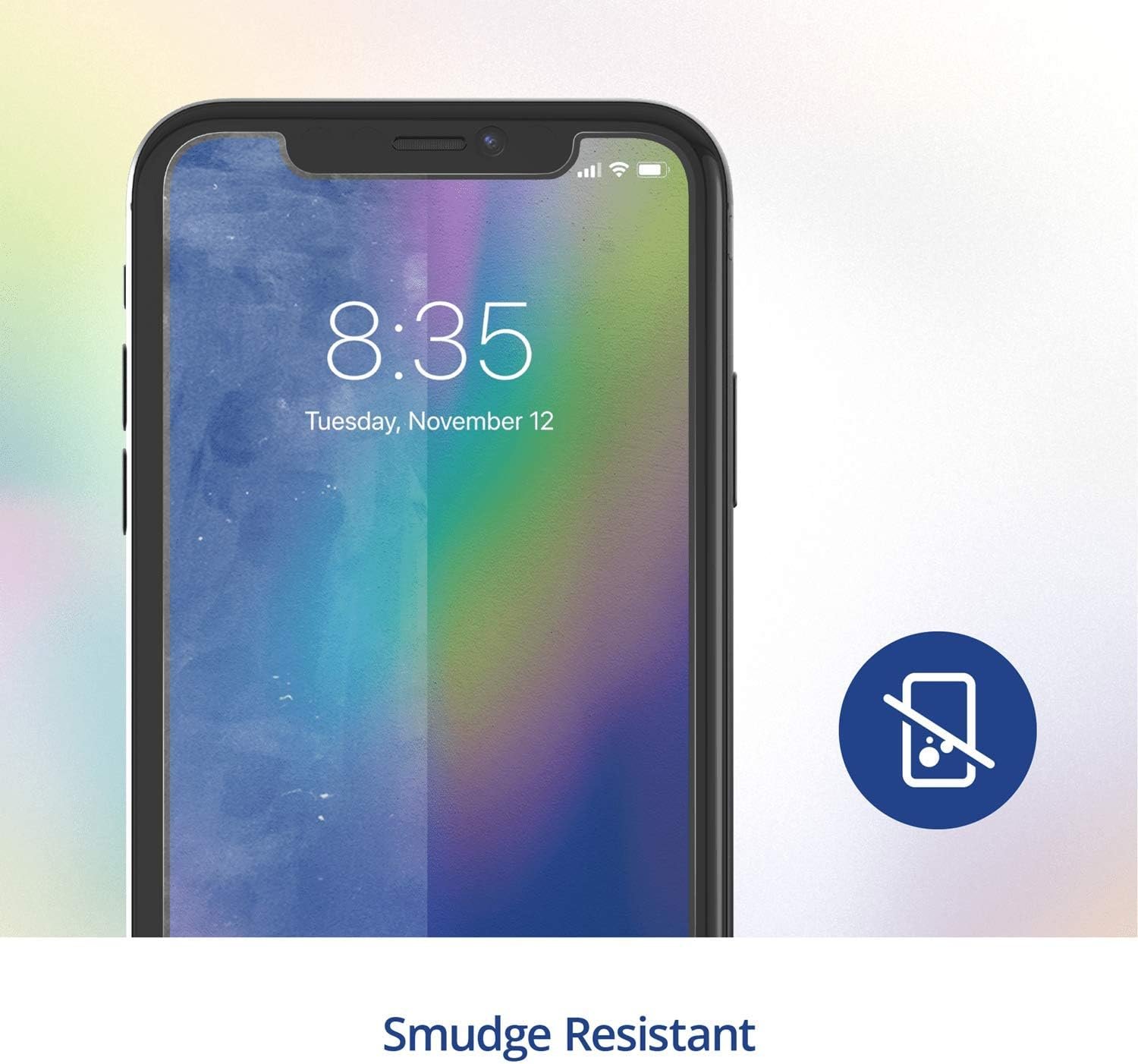 max Protection HD Screen Protection - 2 Pack - Tempered Glass Screen Protector - Made for Apple iPhone 12 and iPhone 12 Pro (6.1") - Case Friendly, Clear - Image 7