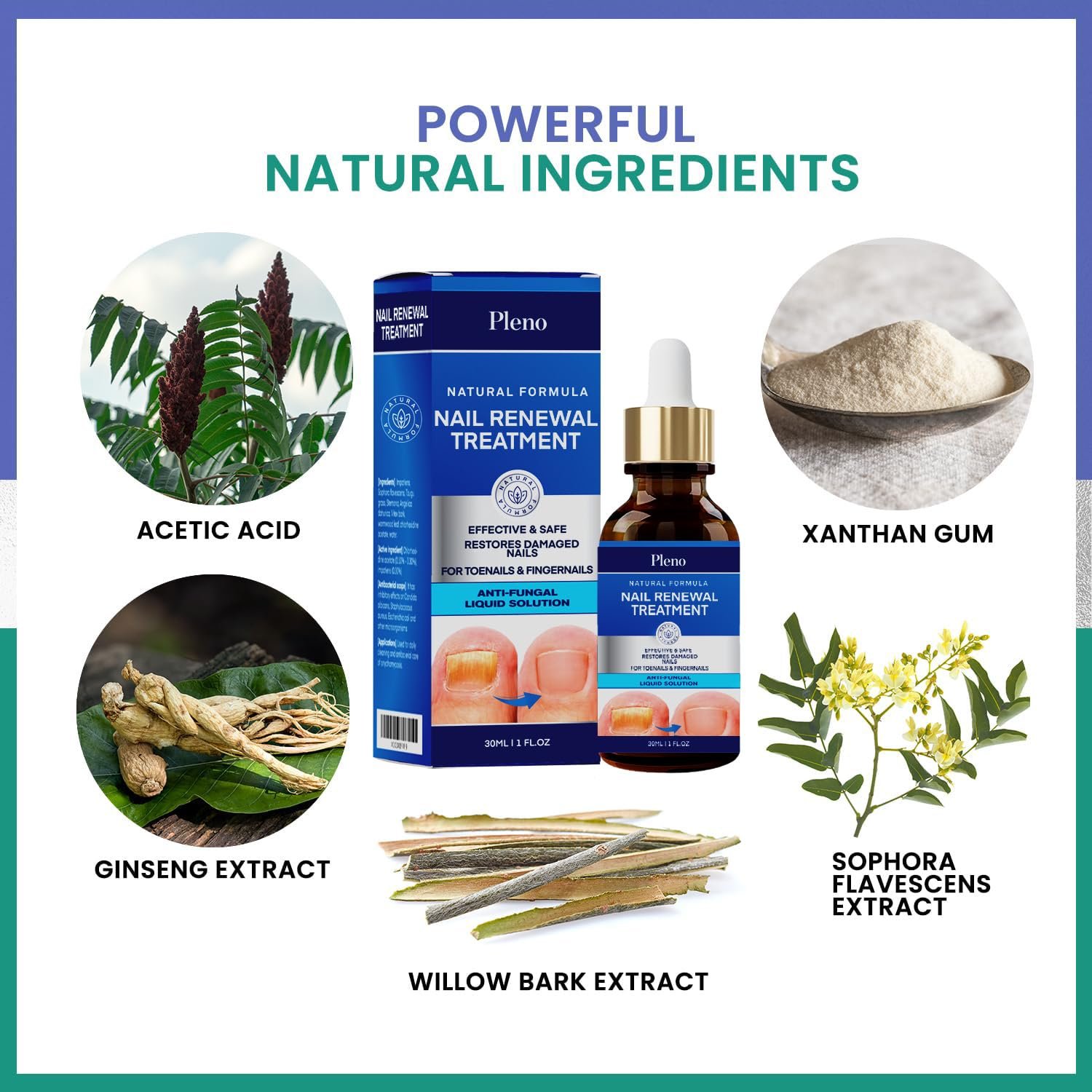 Toenail Fungus Treatment: Extra Strength Nail Fungus Treatment for Toenail & Fingernail, Nail Repair Solution for Thick Broken Discolored & Damaged Nail - Image 7