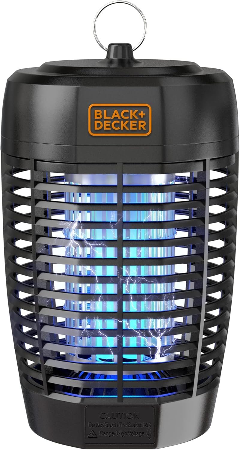 Black + Decker Bug Zapper- Mosquito Repellent Outdoor & Fly Traps for Indoors- Mosquito Zapper & Fly Killer- Gnat & Moth Traps for Home, Deck, Garden, Patio & More - Image 2