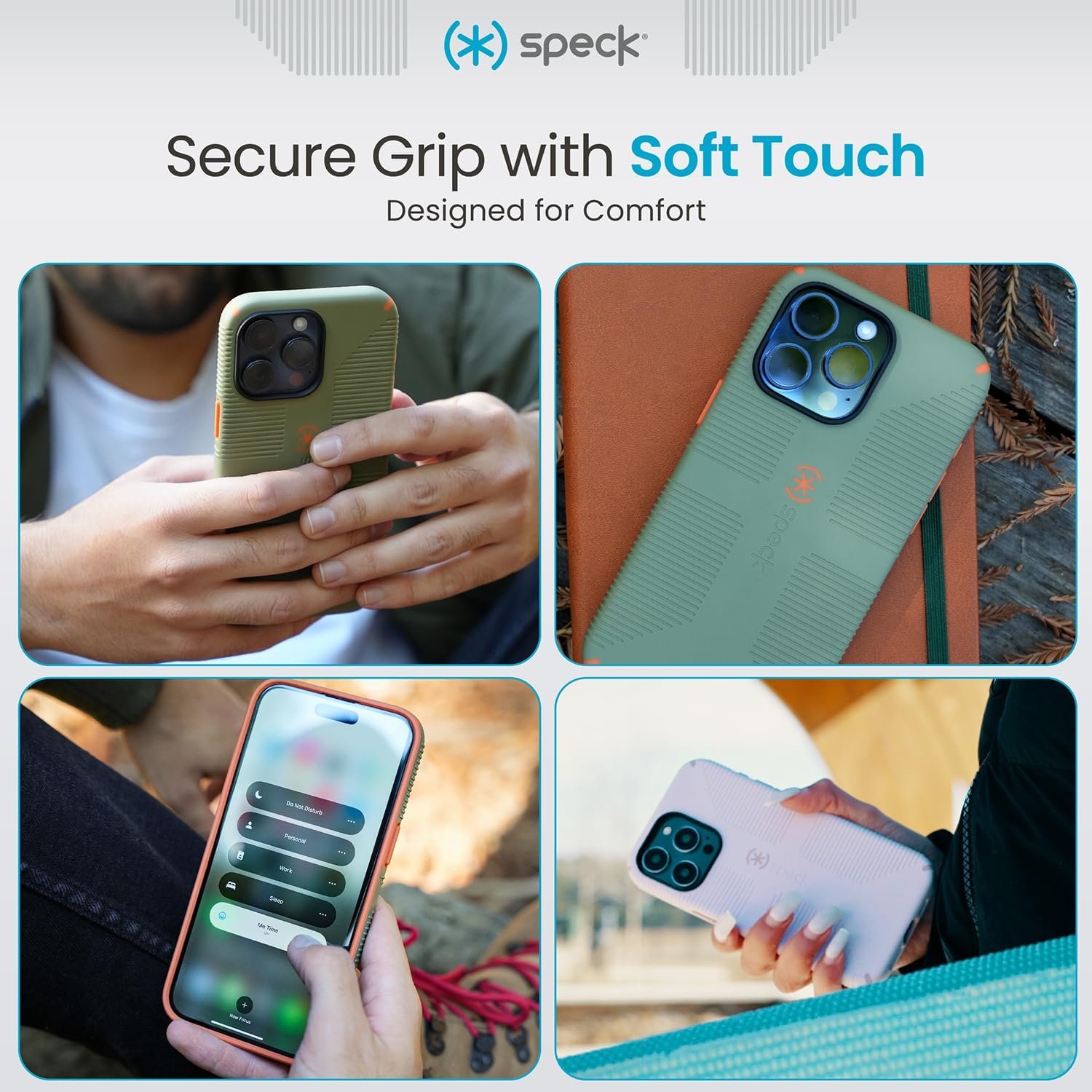 Speck MagSafe Case for iPhone 15 Pro Max - Drop & Camera Protection, Soft-Touch Secure Grip, Wireless Charging Compatible, Fits All 6.7 Inch Models Including iPhone 14 & 13 Pro Max - Grip Black - Image 7