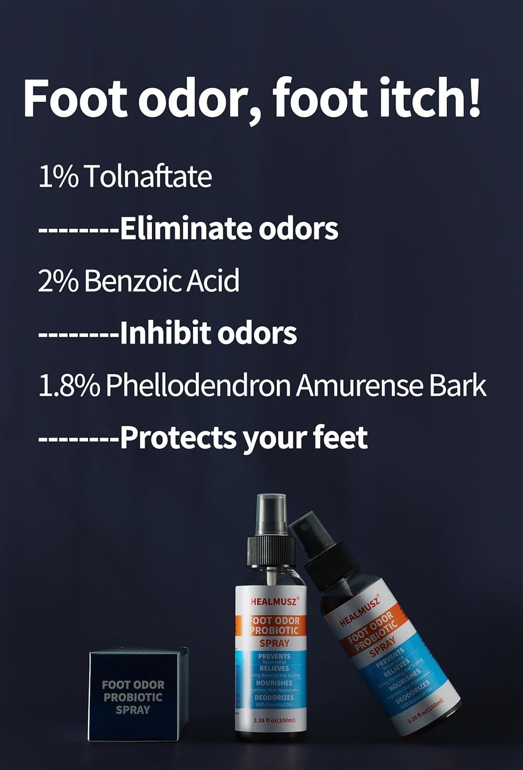 Foot Fungus Treatment Extra Strength Spray Foot Treatment Odor Removement (3) Upgrade, exclusive sale - Image 3