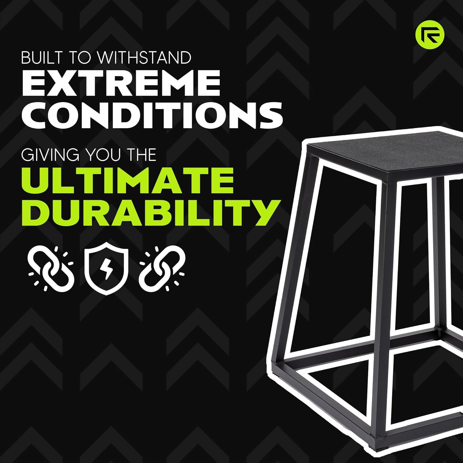 Rage Fitness Steel PlyoBox12-18-24-30Inch High Anti-SlipPlyometric JumpBoxes For Agility,Stamina And Conditioning StrengthTraining(Sold Individually)Plyometric Platform Step Up Box Jump For Home & Gym - Image 6