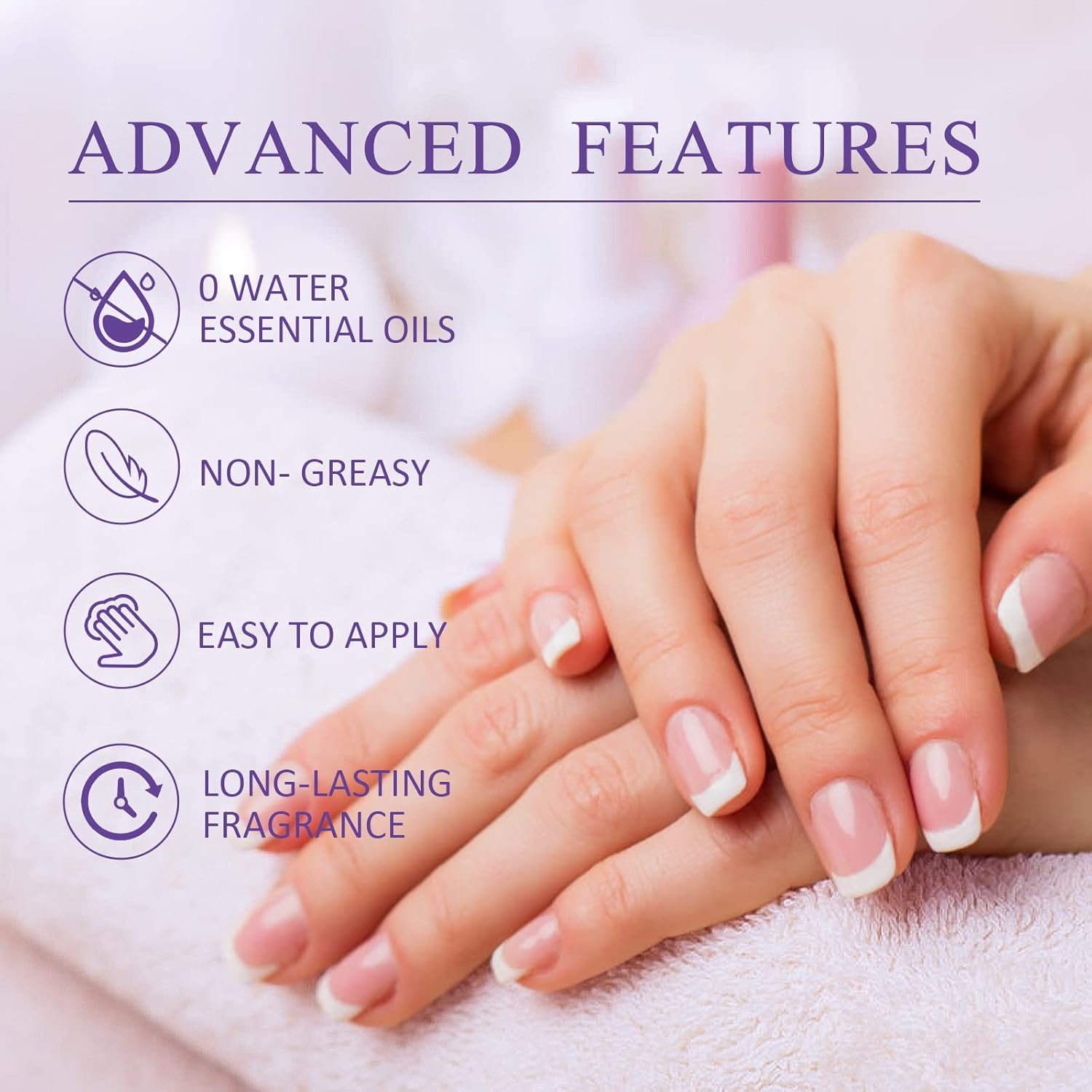 SHVYOG Cuticle Oil, Cuticle Oil for Nails, Nail Oil Treatment for Damaged Nails, Cuticle Oil Pen Nail Strengthener Hydrating Oil for Cuticle Care- Milk & Honey, Pomegranate, Rose, Lavender (4 * 10ml) - Image 7