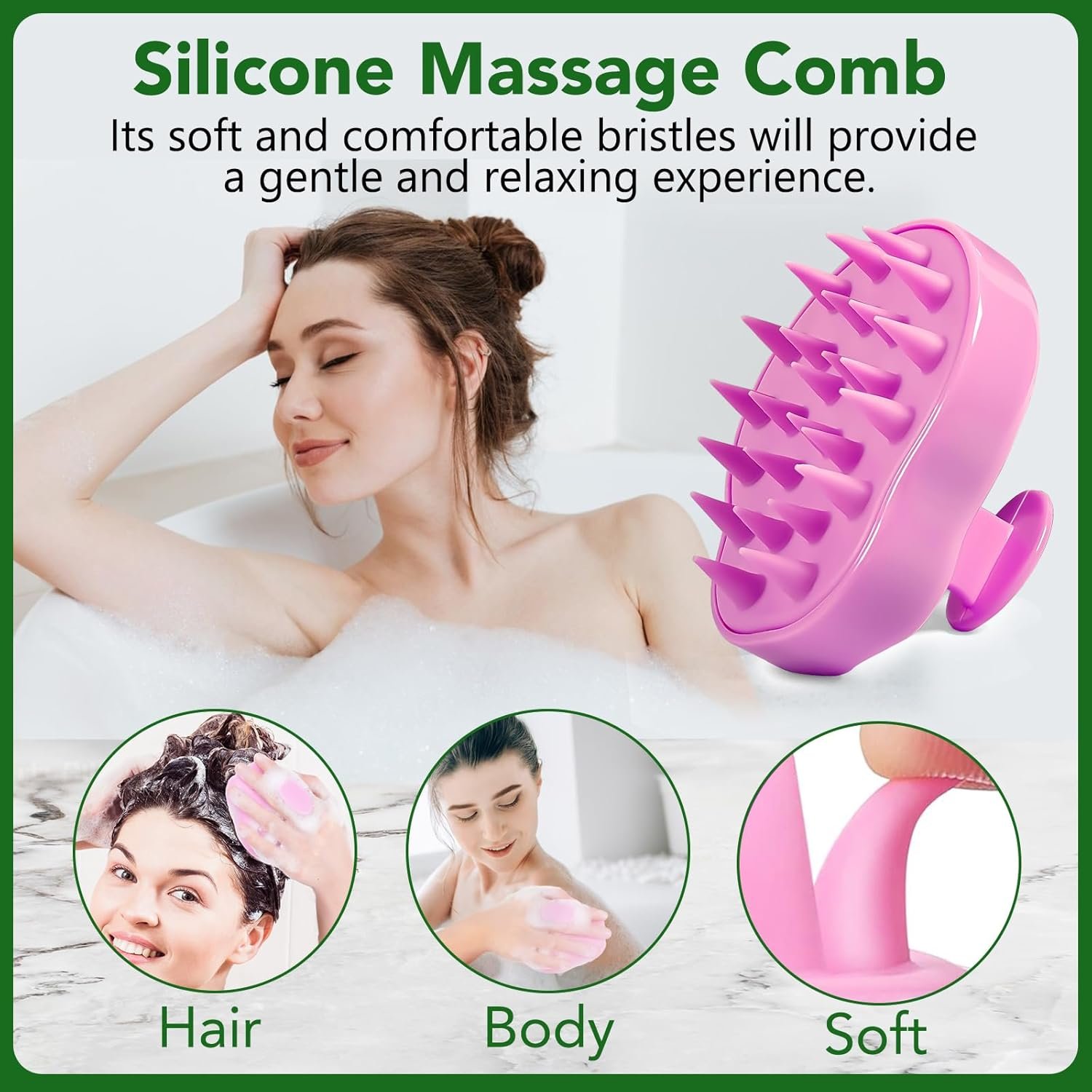 Organic Rosemary Oil (60ml) with Scalp Massager - Hair Growth, Eyelash, Eyebrow & Body Oil for Nourishing and Improved Circulation - Image 5