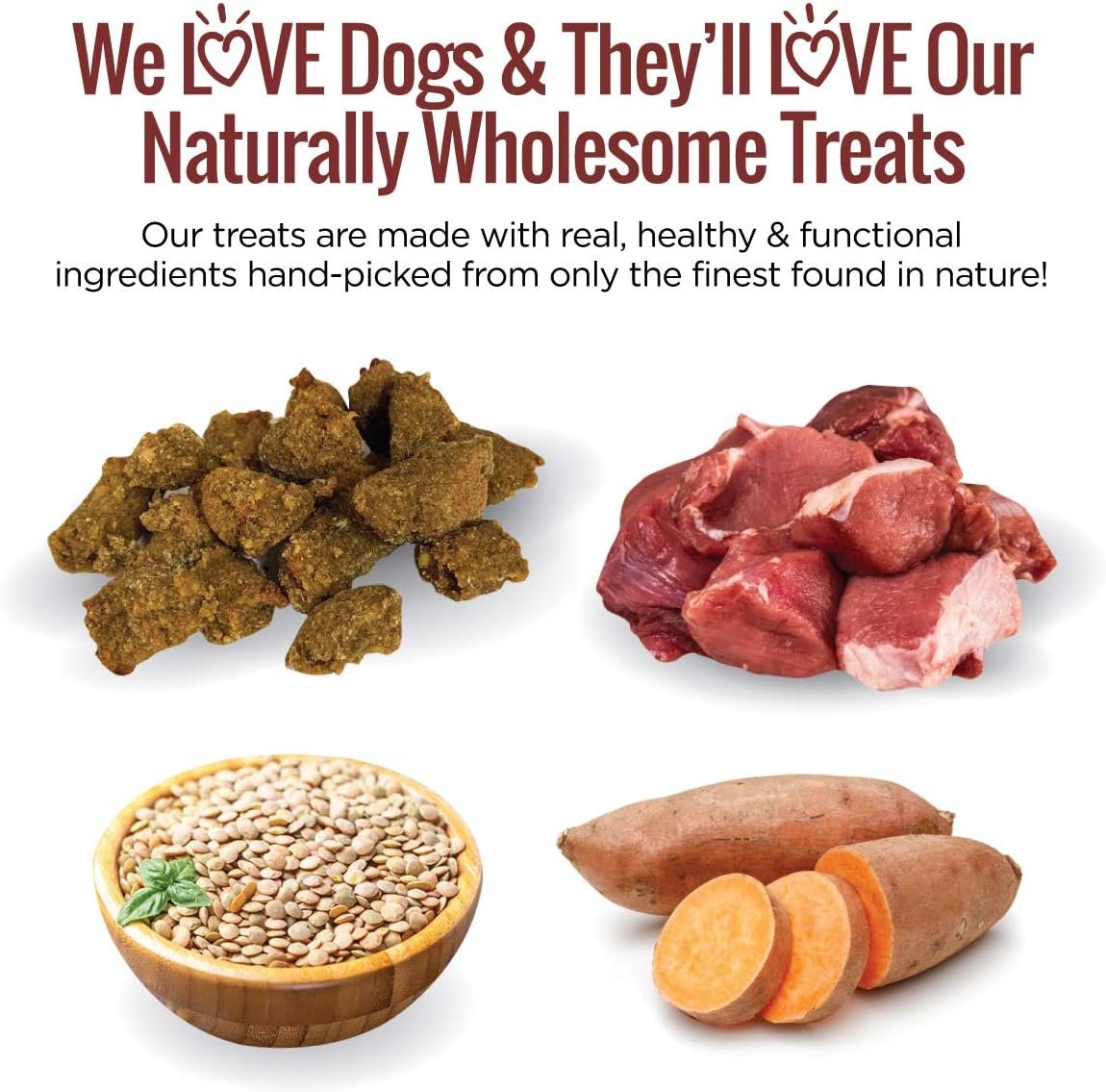 Smart Cookie All Natural Dog Treats - Wild Boar & Sweet Potato - Training Treats for Dogs with Allergies, Sensitive Stomachs - Soft Dog Treats, Chewy, Grain Free, Human-Grade, Made in USA - 5oz Bag - Image 6