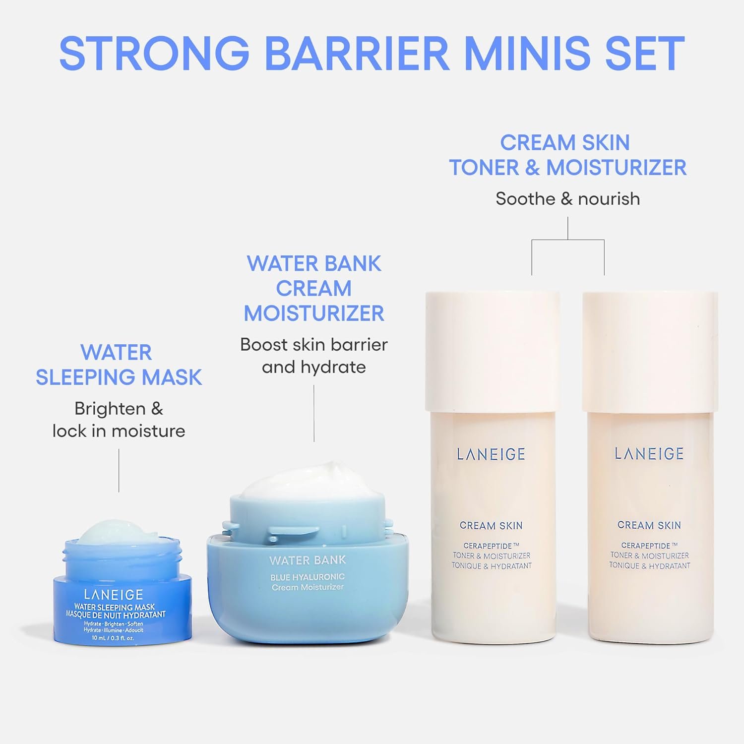 LANEIGE Cream Skin Refillable Toner & Moisturizer with Ceramides and Peptides: Korean Milky Toner, Amino Acid, Nourish, Hydrate, Barrier-Boosting, Visibly Firm - Image 5