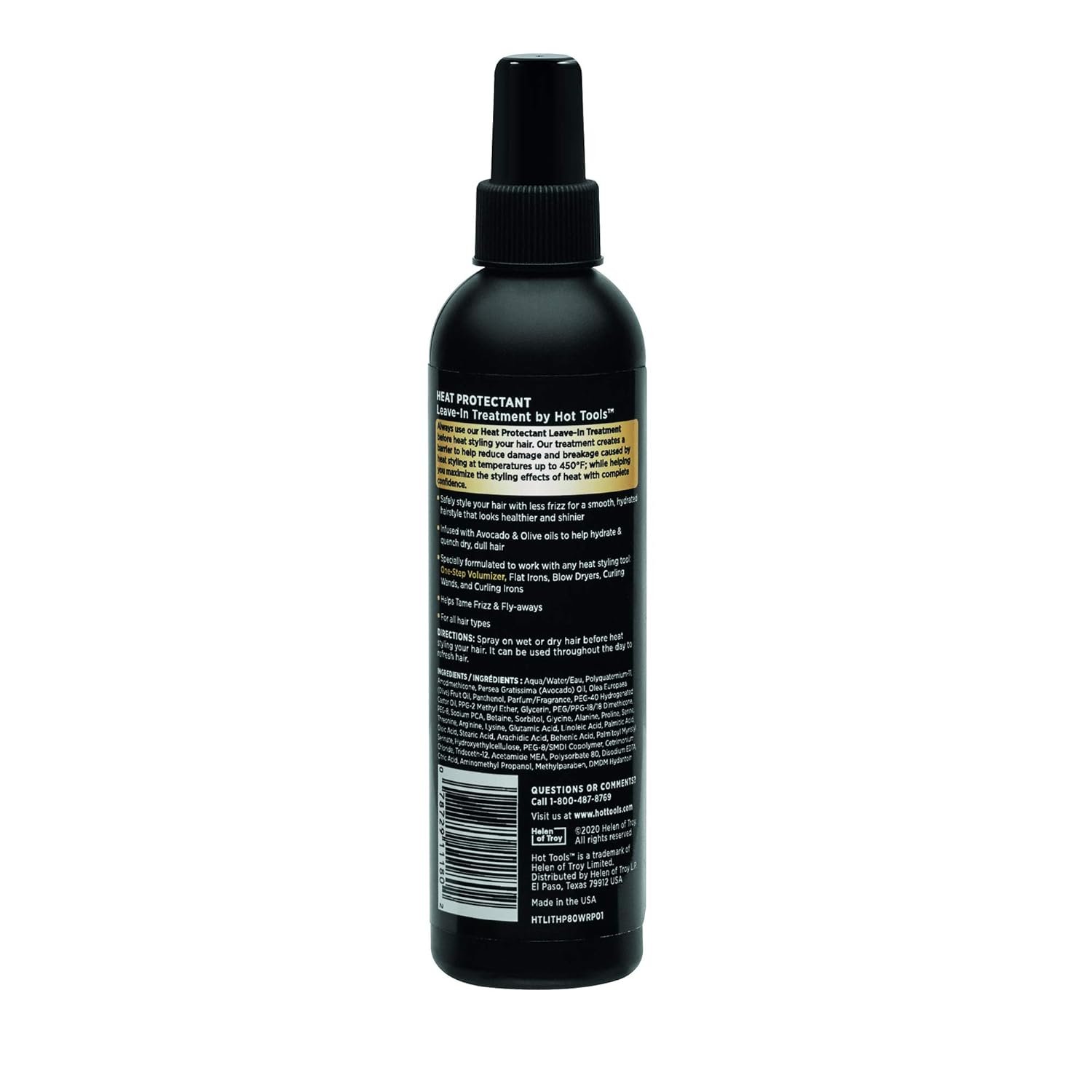 Hot Tools Hair Heat Protectant Leave-in Treatment Spray, 8 Ounce - Image 8