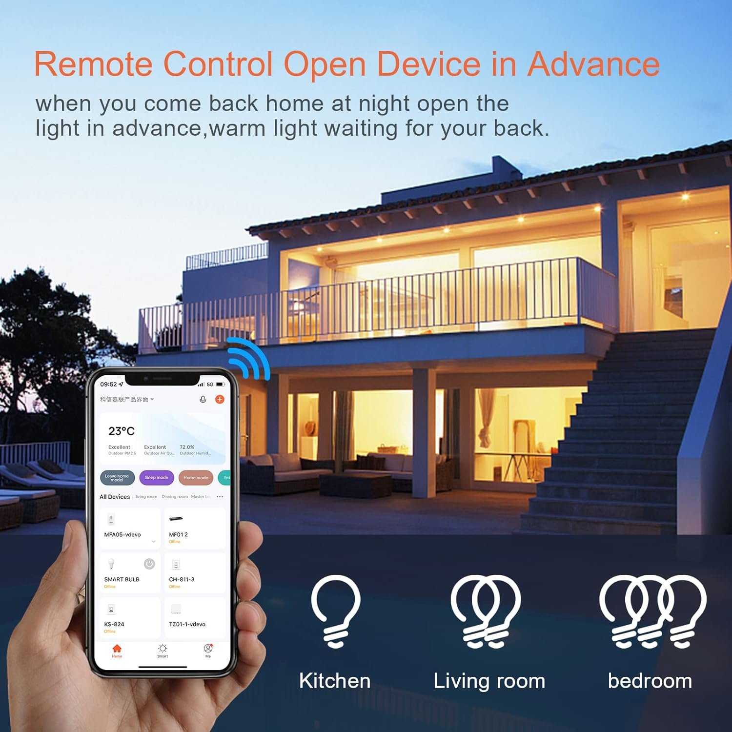 Smart Switch 3Gang Smart Light Switch 3 Gang Milfra 2.4Ghz in-Wall Smart Switch Alexa WiFi Switch Work with Alexa Google Assistant,Need Neutral Wire,Single-Pole Only - Image 7