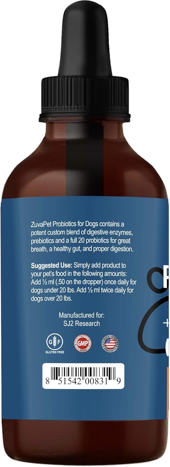 Probiotics for Dogs - Dog Probiotics for Diarrhea - Natural Digestive Enzymes for Upset Stomach Relief + Gas, Constipation Health & Itch Relief - Prebiotic Pet Supplies - 120 Servings - Image 5