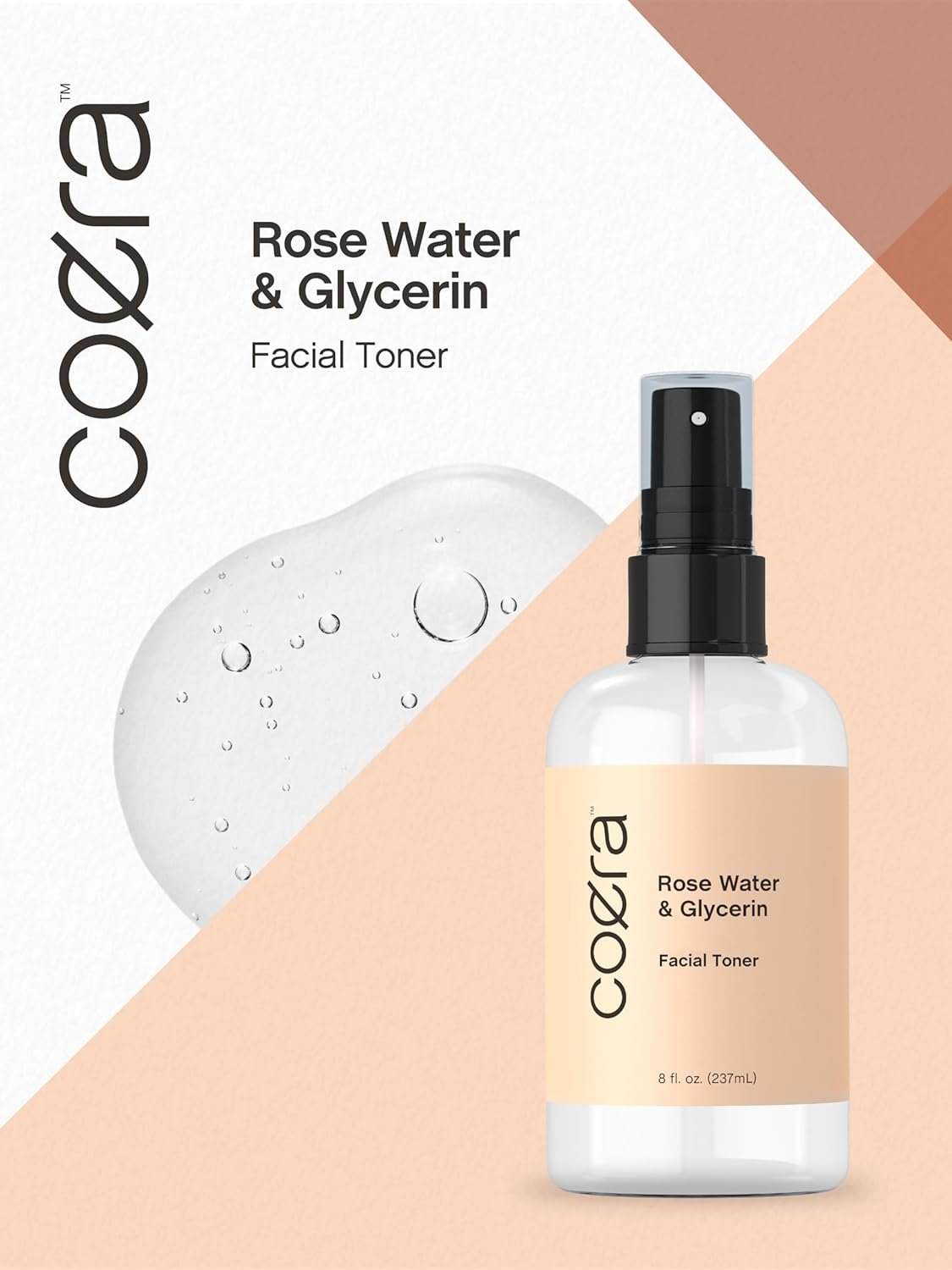 Coera Rose Water & Glycerin Spray for Face | 8 fl oz | Hydrating Facial Toner and Moisturizing Mist for Skin and Hair | Free of Parabens, SLS, & Preservatives | Packaging May Vary - Image 7