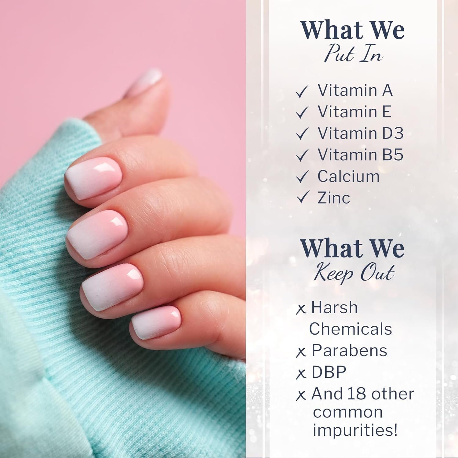 SNS Cuticle Oil for Nails - Nail Oil Vitamin Enriched with Botanical Oils, Vitamins A, D3, B5, E & Calcium Helps Natural Nails Grow Healthy - Nail Growth Serum for Healthier Nail Bed, 0.34oz - Image 6