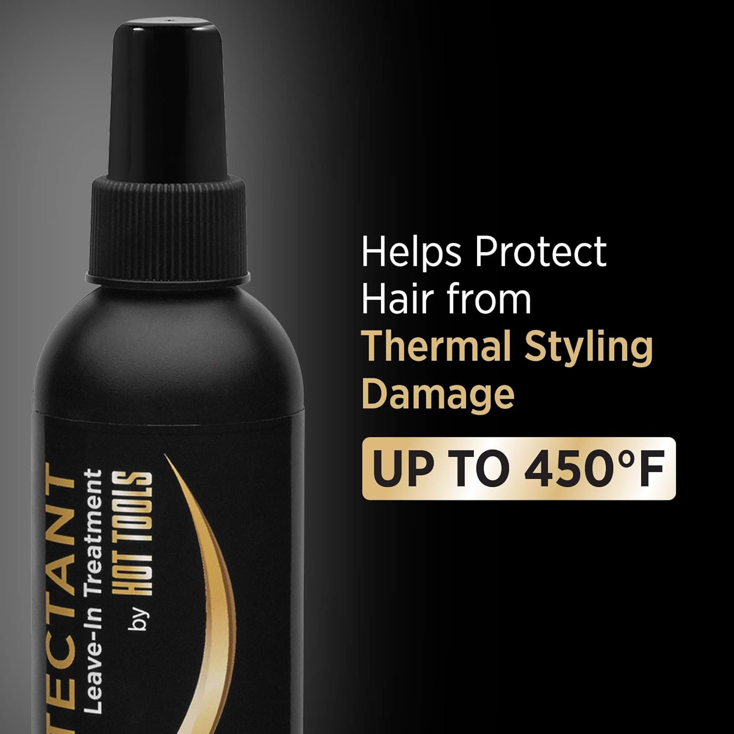Hot Tools Hair Heat Protectant Leave-in Treatment Spray, 8 Ounce - Image 3
