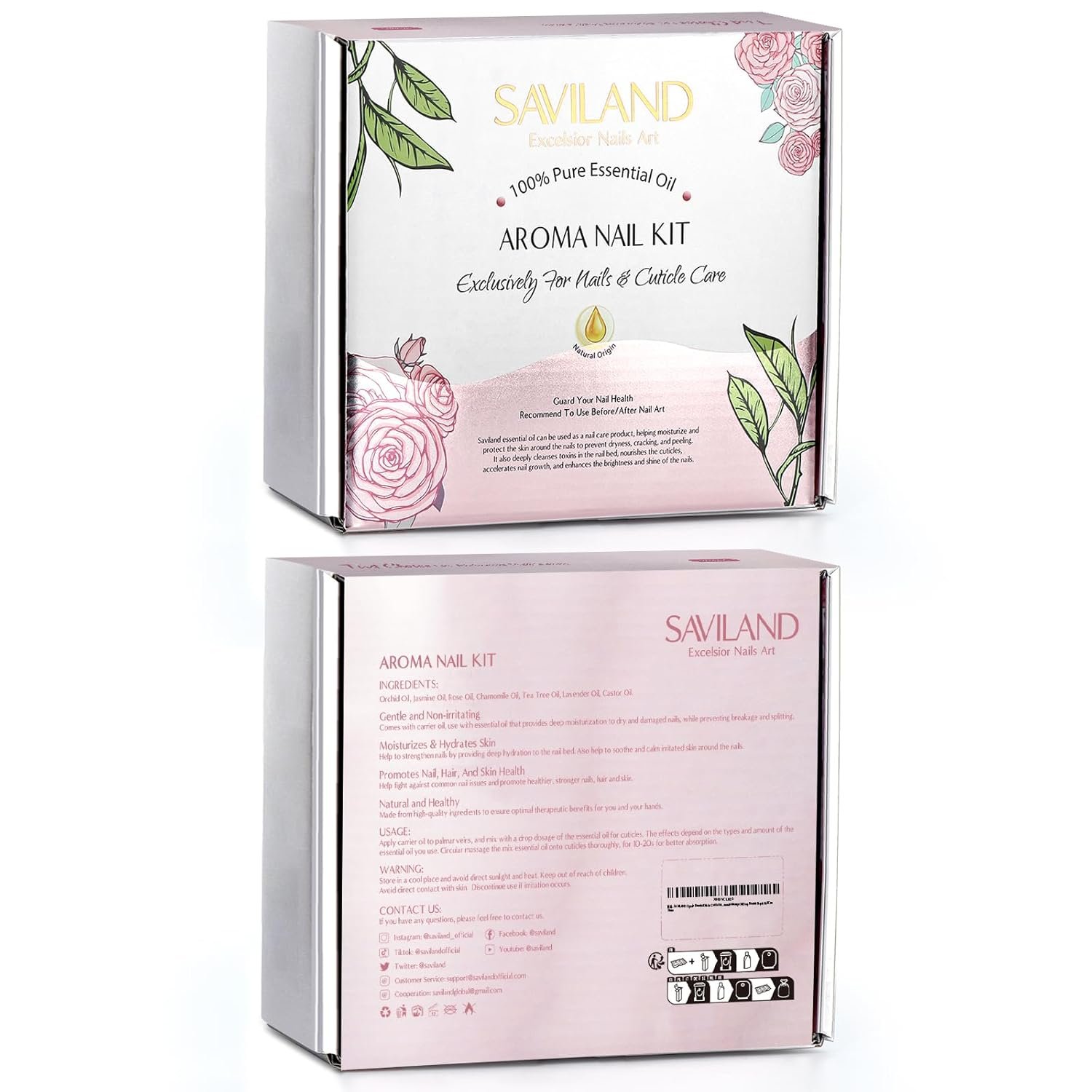 SAVILAND Cuticle Oil with Essential Oil - Nail Oil for Growth Strength Scented Essential Oils for Nails, Diffuser, Humidifiers, Skin Care, Massage, Laundry, DIY Candle, Soap Making, Gift for Women - Image 10