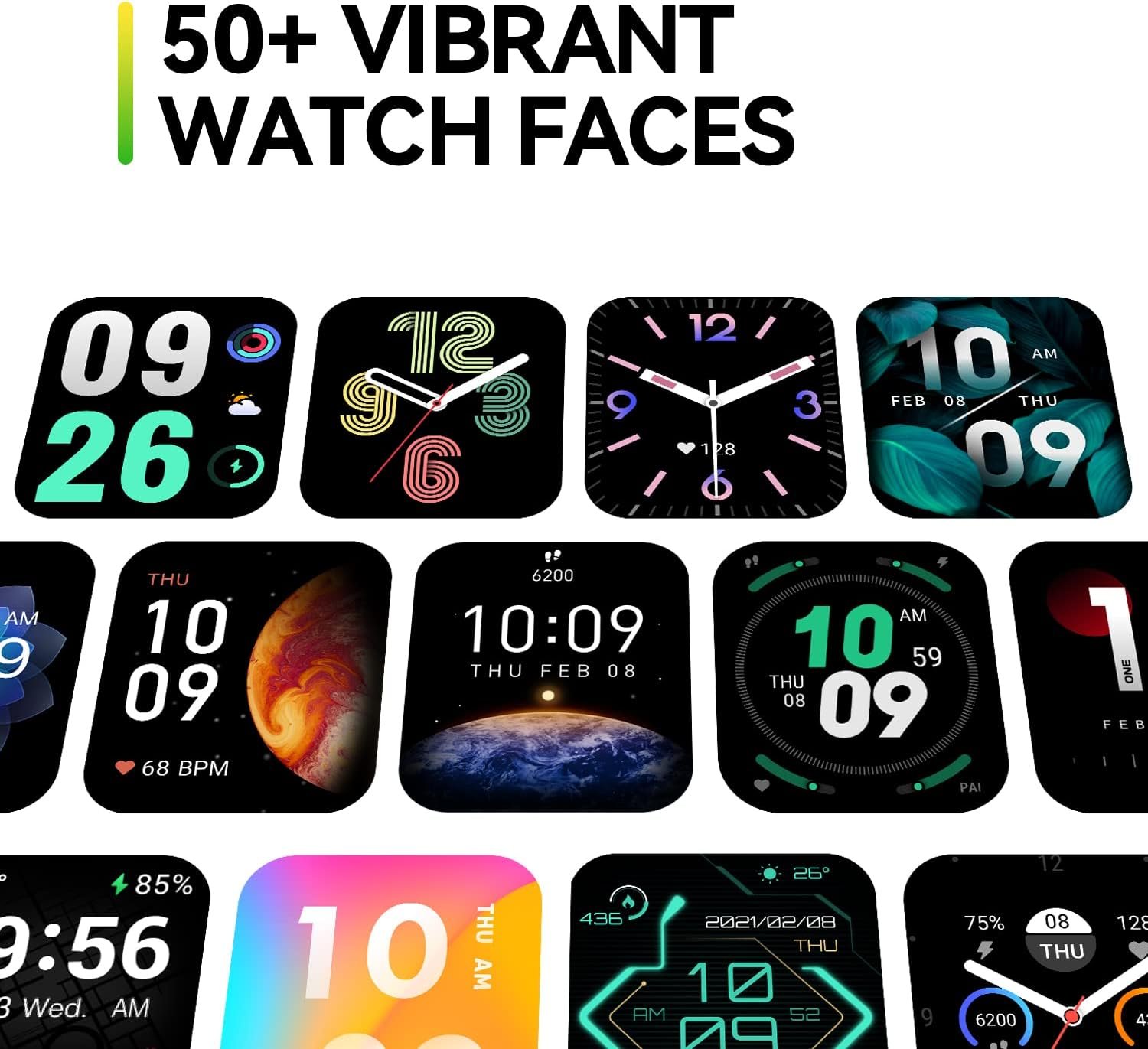 Amazfit Bip 3 Pro Smart Watch, Step Tracking, Heart Rate Monitor, Blood Oxygen Measurement, GPS, 14-Day Battery Life, Sleep Quality Analysis, Customizable Watch Faces (Black) - Image 8