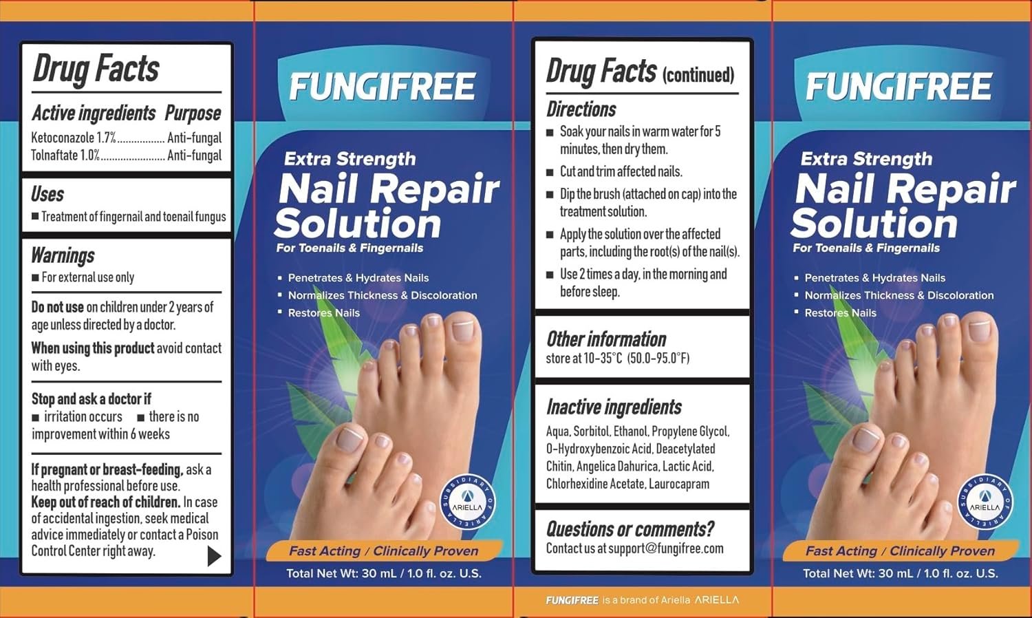 Toenail Fungus Treatment for Nail Repair: Toenail Fungus Treatment Extra Strength for Athlete's Foot of Discolored Damaged Nails Care At Home (30ml) - Image 10