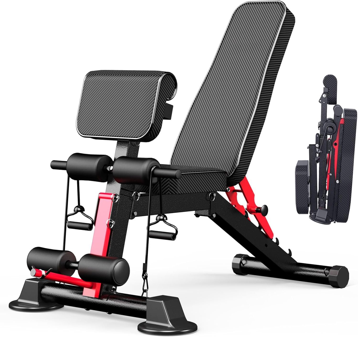 Adjustable Weight Bench - Utility weightBenches for Exercise, Free Installation Design for Portable Fitness Strength Training Equipment at Home Gym - Image 2