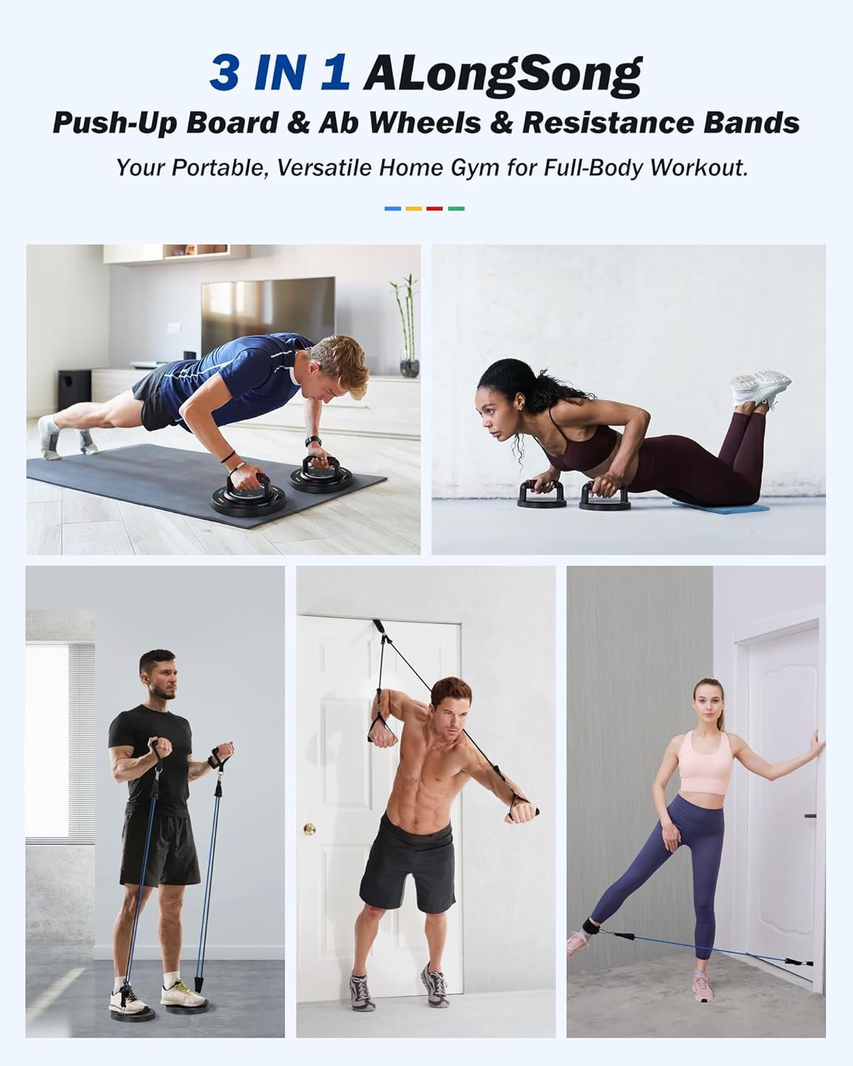 Push Up Board System, Fitness Workout Tool Workout Push Up Stand, Push Up Stand Board Multifunctional Portable Stand Board for Men Women Home Fitness Training Fitness Workout Push Up Stand - Image 4