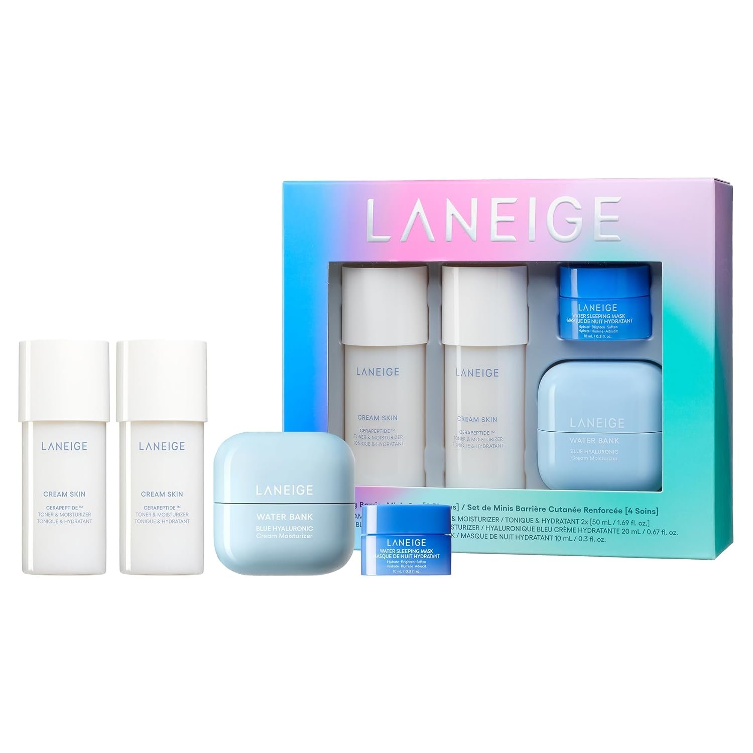 LANEIGE Cream Skin Refillable Toner & Moisturizer with Ceramides and Peptides: Korean Milky Toner, Amino Acid, Nourish, Hydrate, Barrier-Boosting, Visibly Firm - Image 2