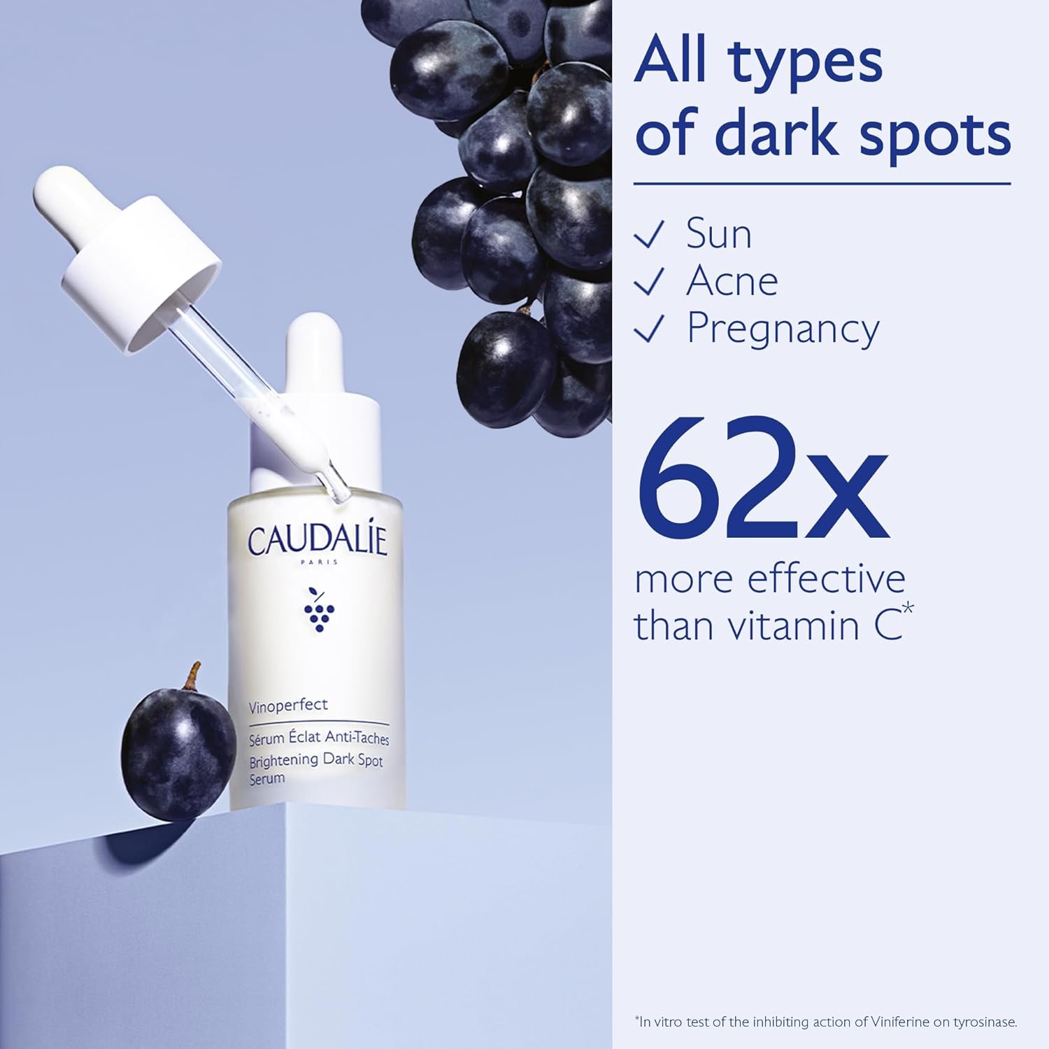 Caudalie Vinoperfect Brightening Dark Spot Serum, Dark Spot Corrector 62x More Effective than Vitamin C, Skin Brightening Serum with Viniferine, 1 Fl Oz - Image 4
