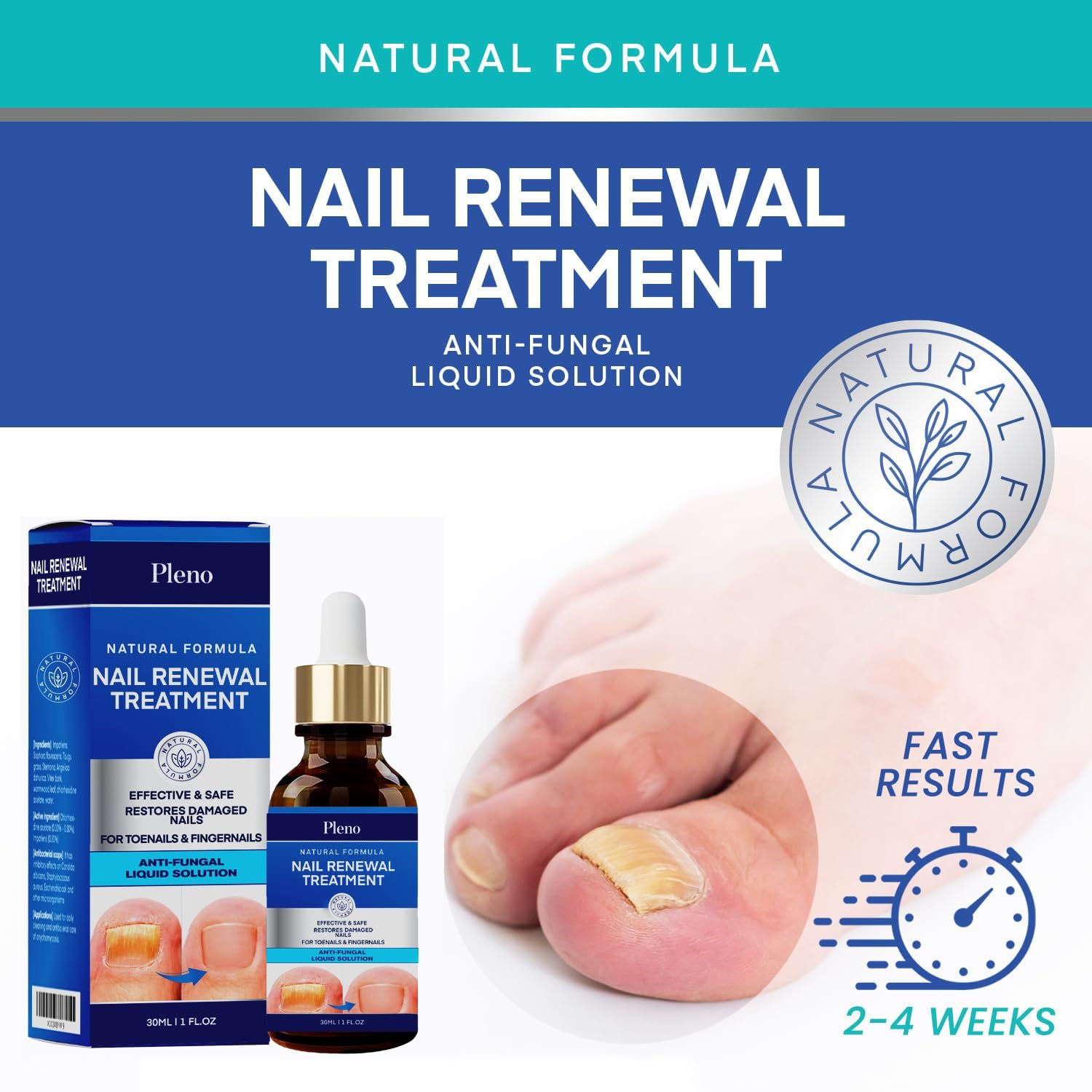 Toenail Fungus Treatment: Extra Strength Nail Fungus Treatment for Toenail & Fingernail, Nail Repair Solution for Thick Broken Discolored & Damaged Nail - Image 3