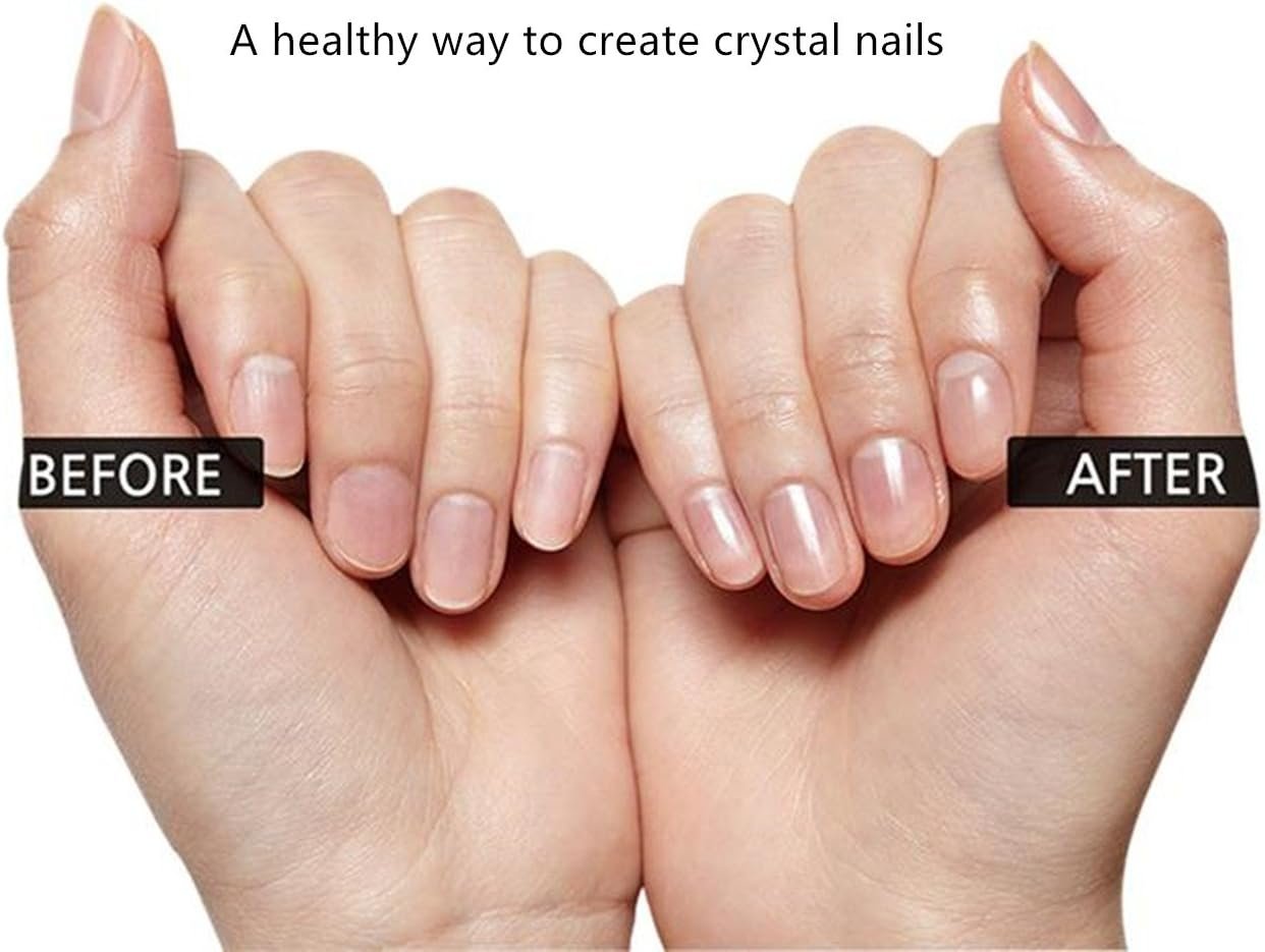 Premium Glass Nail File with Case, Crystal Diamond Salon Best Beauty Nail Buffer for Natural and Acrylic Nails Christmas Gift for Woman and Man,Apricot - Image 4