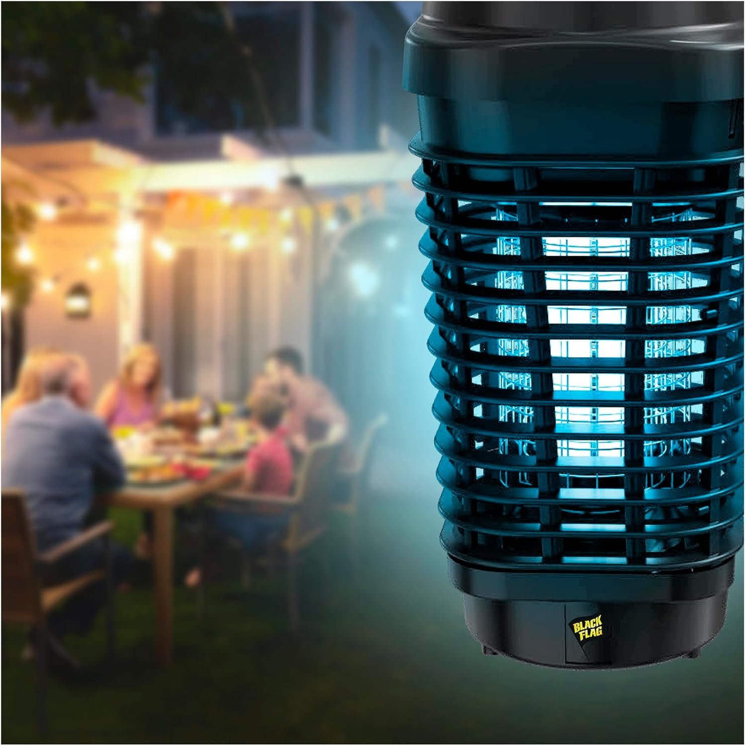 Black Flag BZ-15 Bug Mosquito Zapper Outdoor Zapper 4500 Volts UV White Light - Image 3