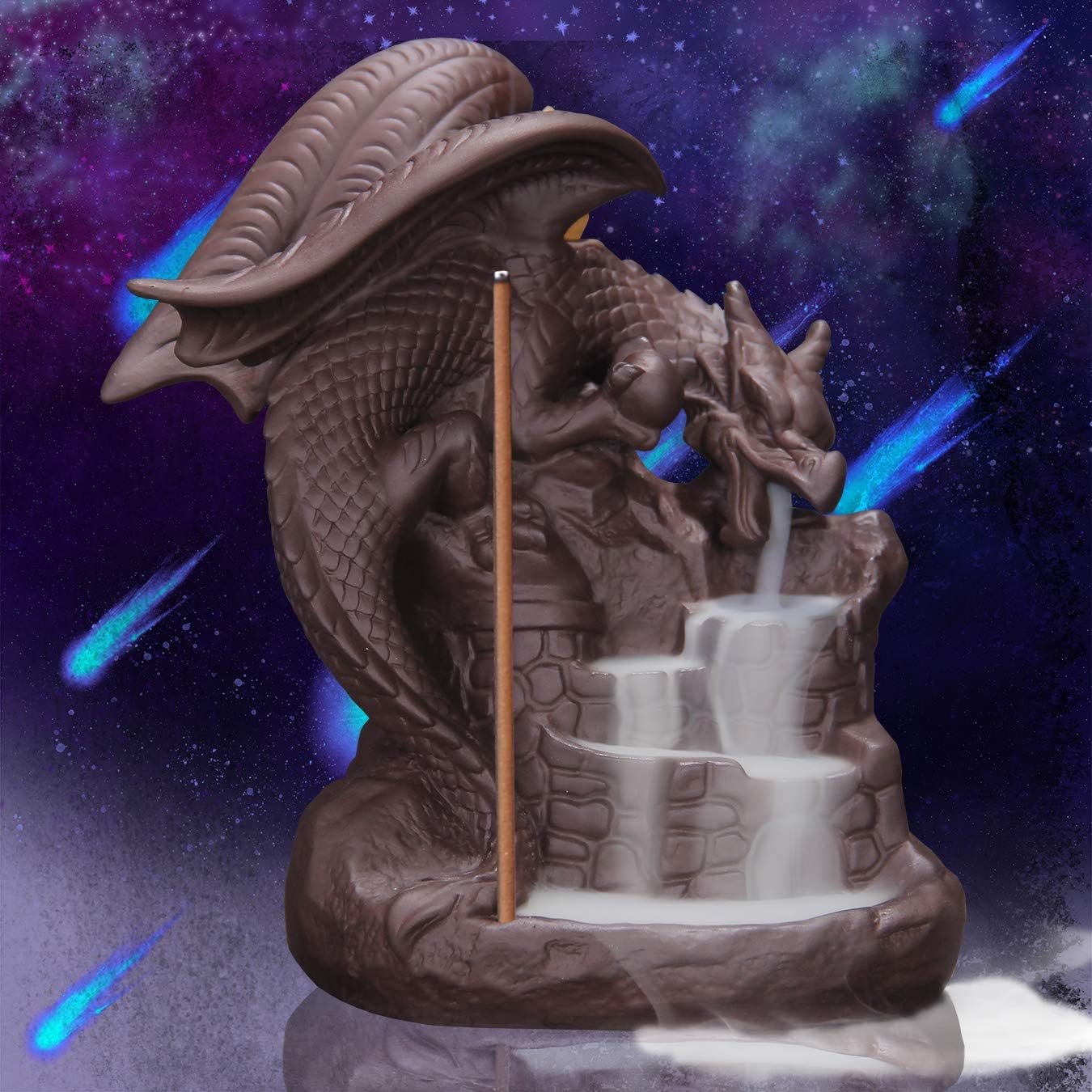 Fly Dragon Backflow Incense Burner Handmade Waterfall Incense Holders Home Decor Gift Statue Ornaments - Image 7