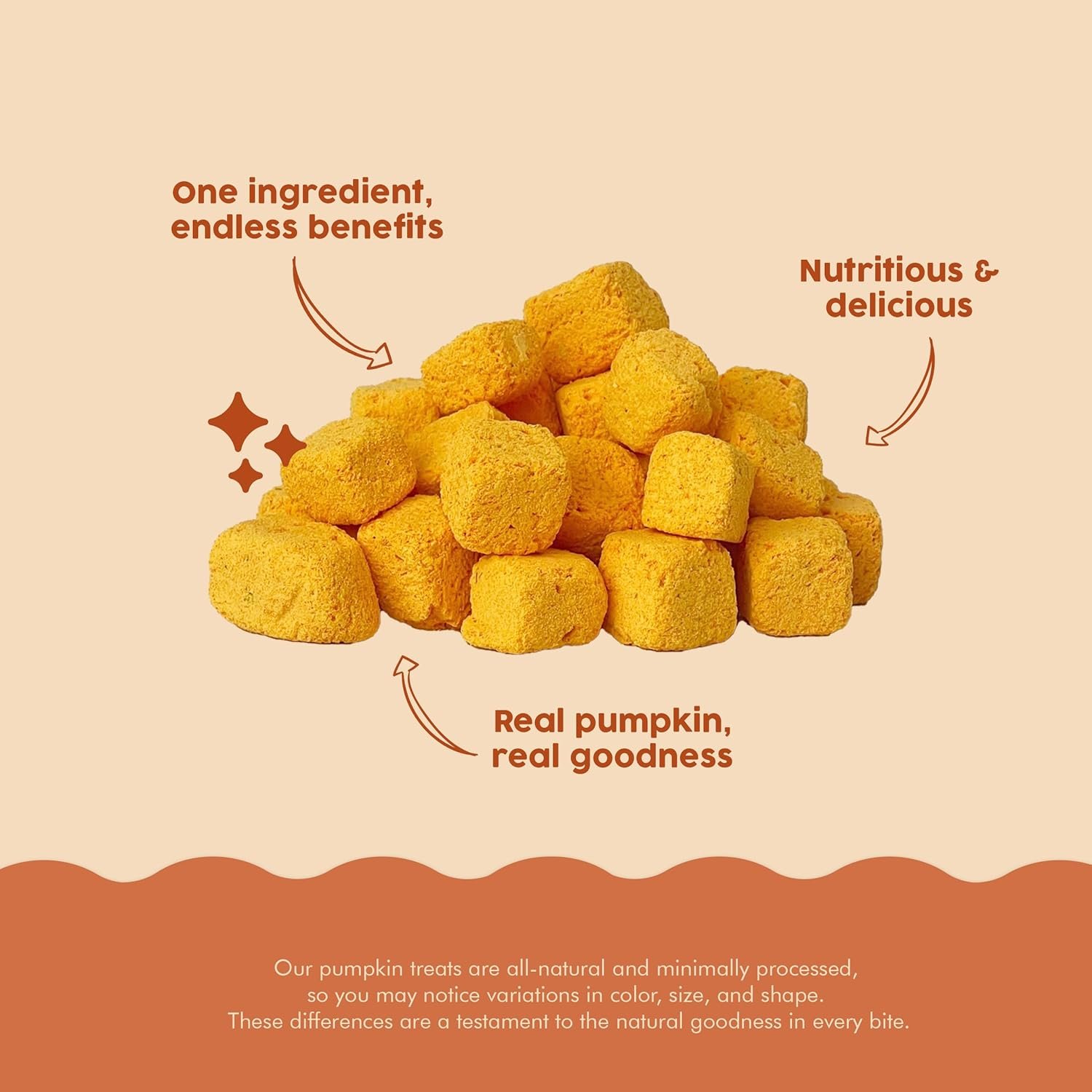 Benji & Louie Freeze Dried Pumpkin - Natural Healthy Dog and Cat Treats, Single Ingredient, 2 oz - Image 4