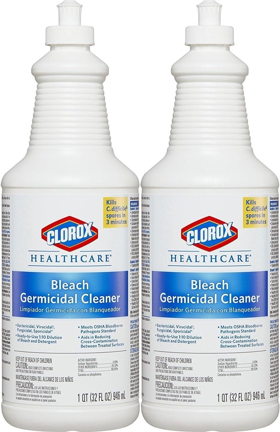 Bleach+Germicidal+Cleaner%2c+32+oz+Pull-Top+Bottle - Image 2