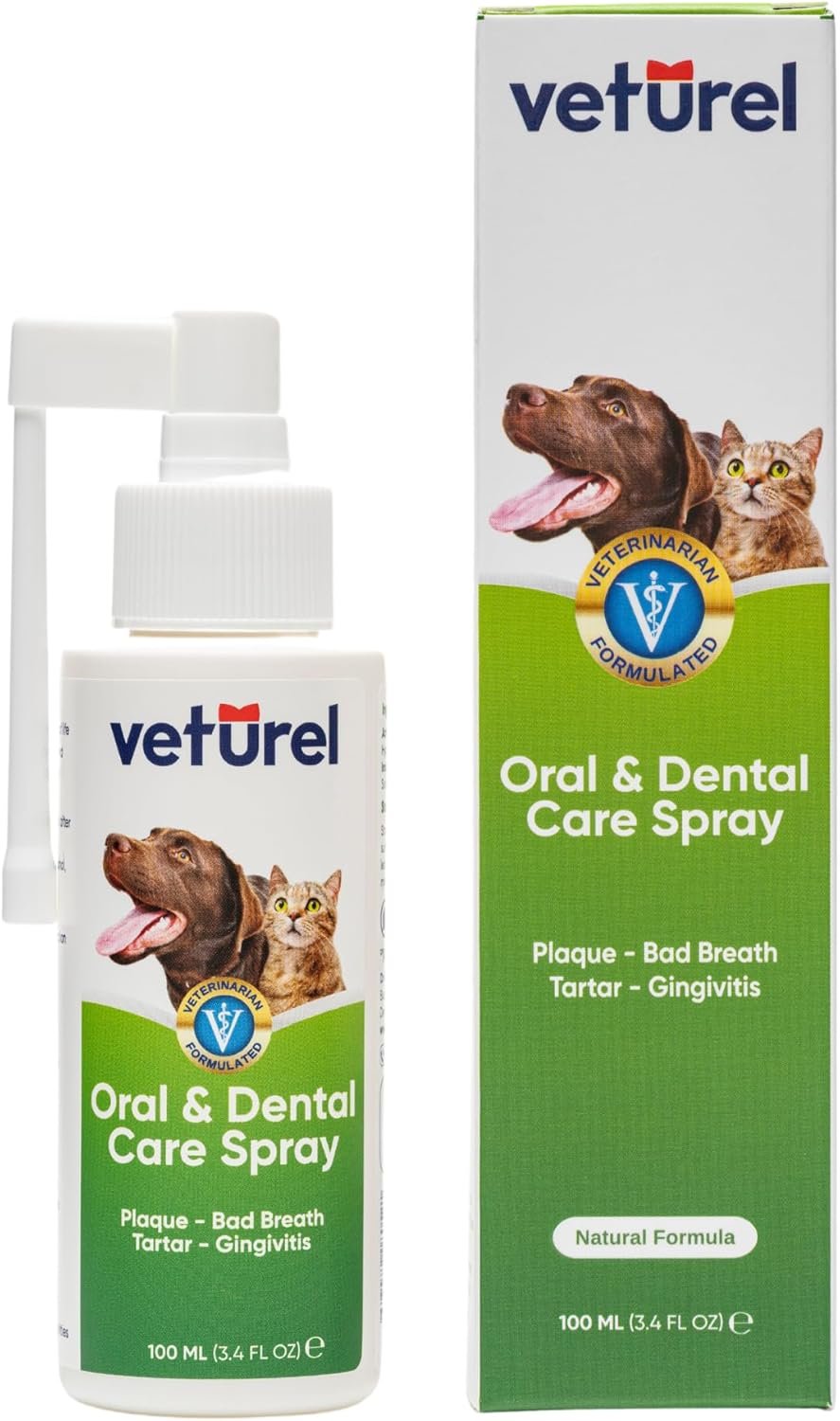Natural Dog Teeth Cleaning Oral Care Spray - May Help with Bad Breath - May Support Plaque and Dental Care for Cats - May Help Reduce Plaque for Dogs and Cats - 3.4 oz - Image 2