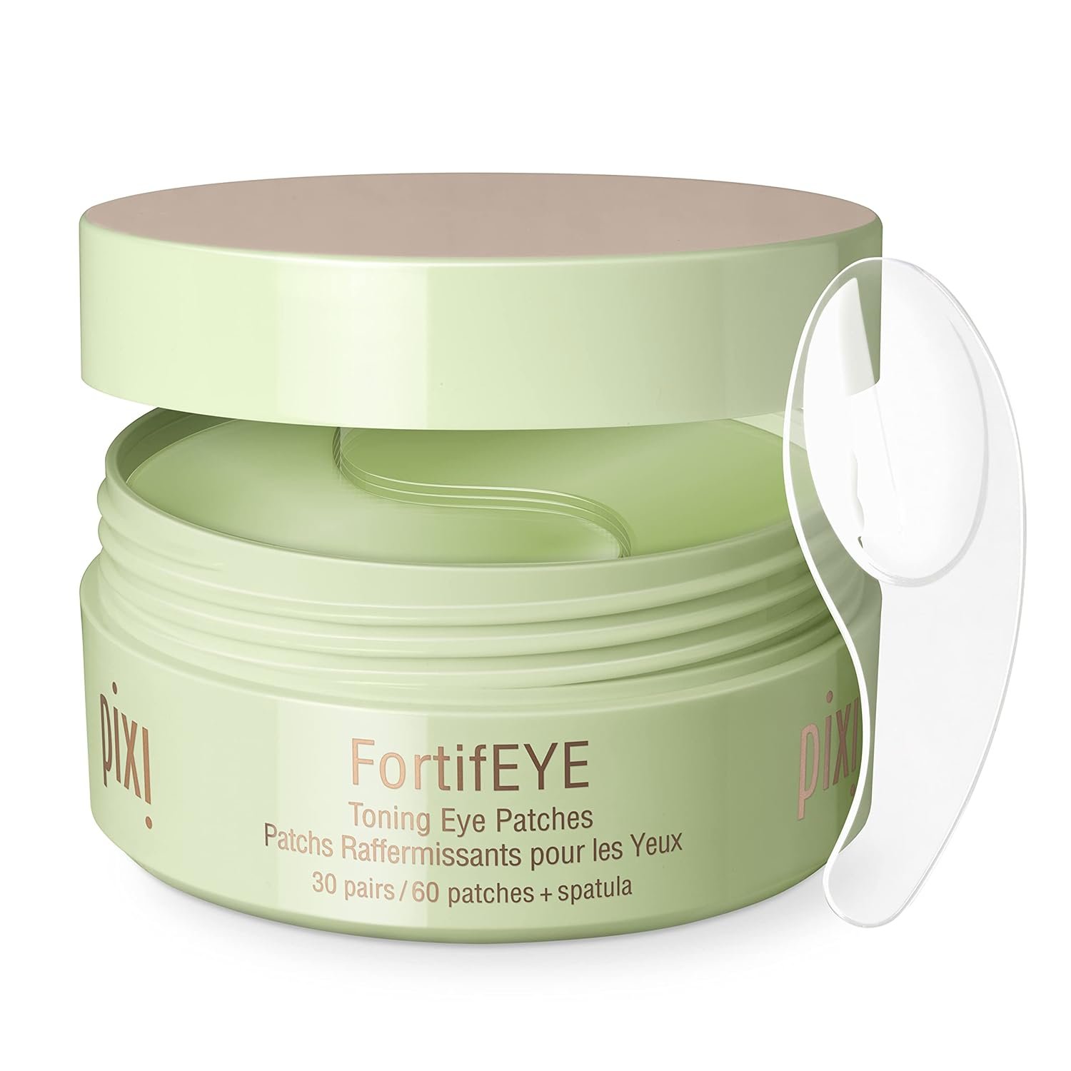 Pixi FortifEYE Firming Hydrogel Under-Eye Patches, Collagen Eye Patches For Under Eyes, Energize & Tone Eye Area, 30 Pairs / 60 Patches - Image 2